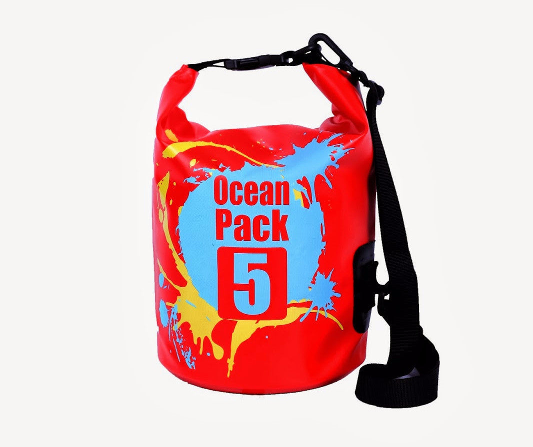 **Karana Ocean Pack 5L Waterproof Dry Tube Bag – Splash Edition – Ideal for Kayaking, Boating & Water Sports**