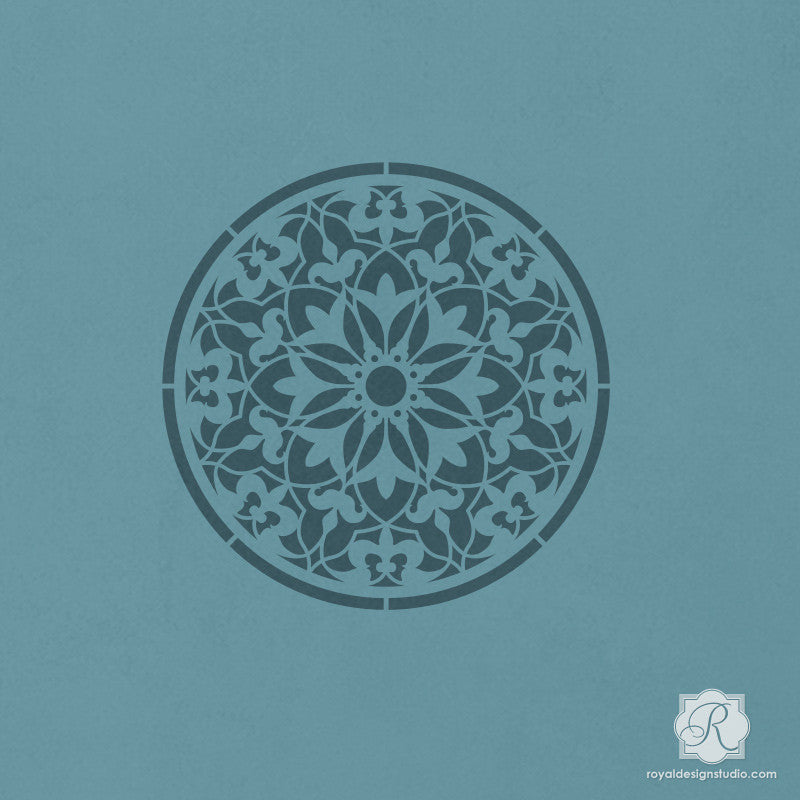 Amira Ornament Craft Stencil - Reusable DIY Painting Templates for Home Decor, Wall Art, and Holiday Projects | Perfect for Wood, Fabric, and Glass Surfaces