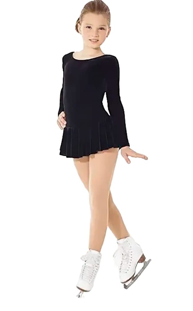 Professional Figure Skating Dress 2850 - Black Competition & Performance Outfit for Ice Skating Tests & Shows