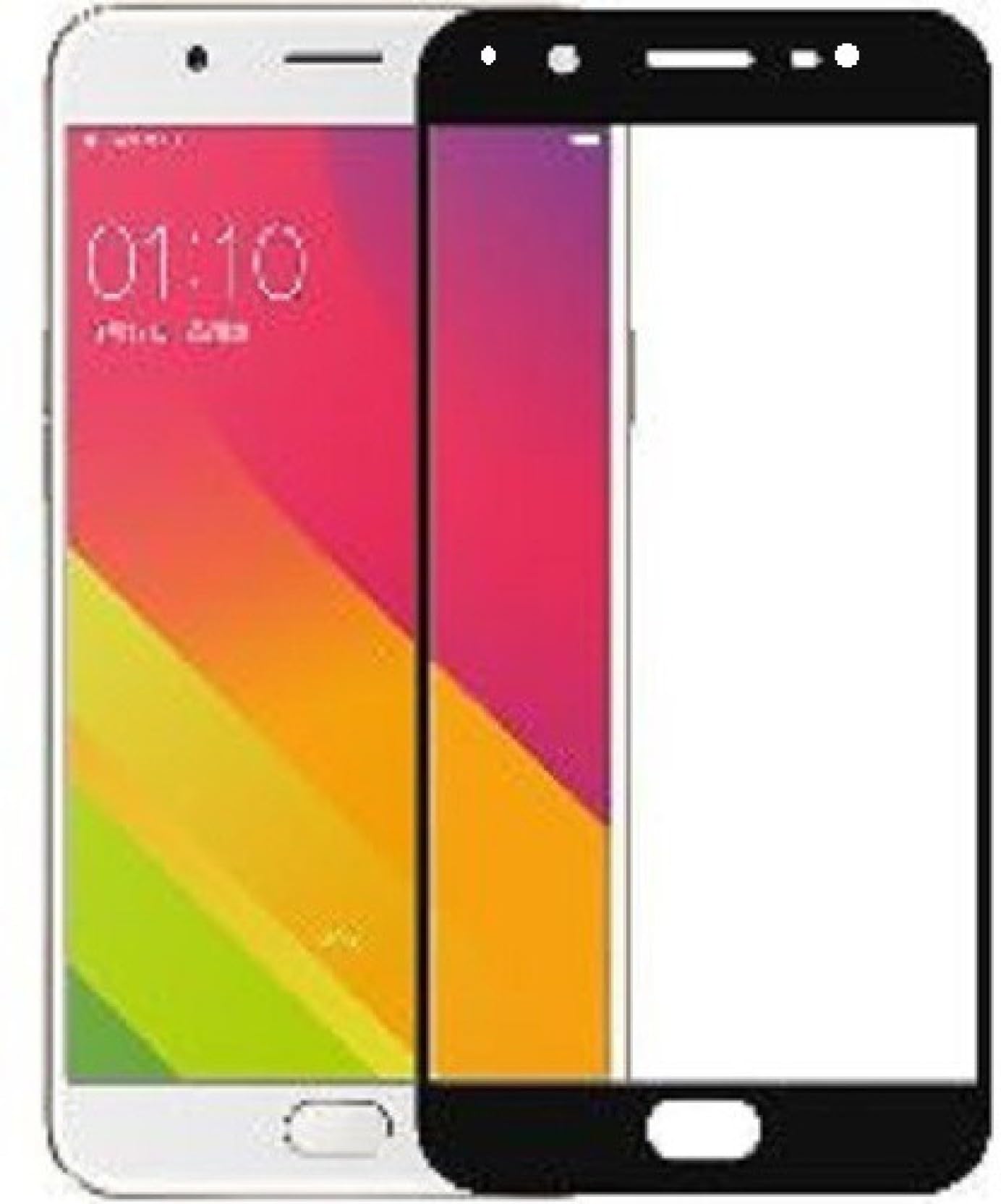 2.5D Tempered Glass Screen Protector for Vivo Y69 - HD Clear, Anti-Scratch, Bubble-Free, Full Coverage, Easy Installation - Perfect for Daily Use, Gaming, and Outdoor Activities