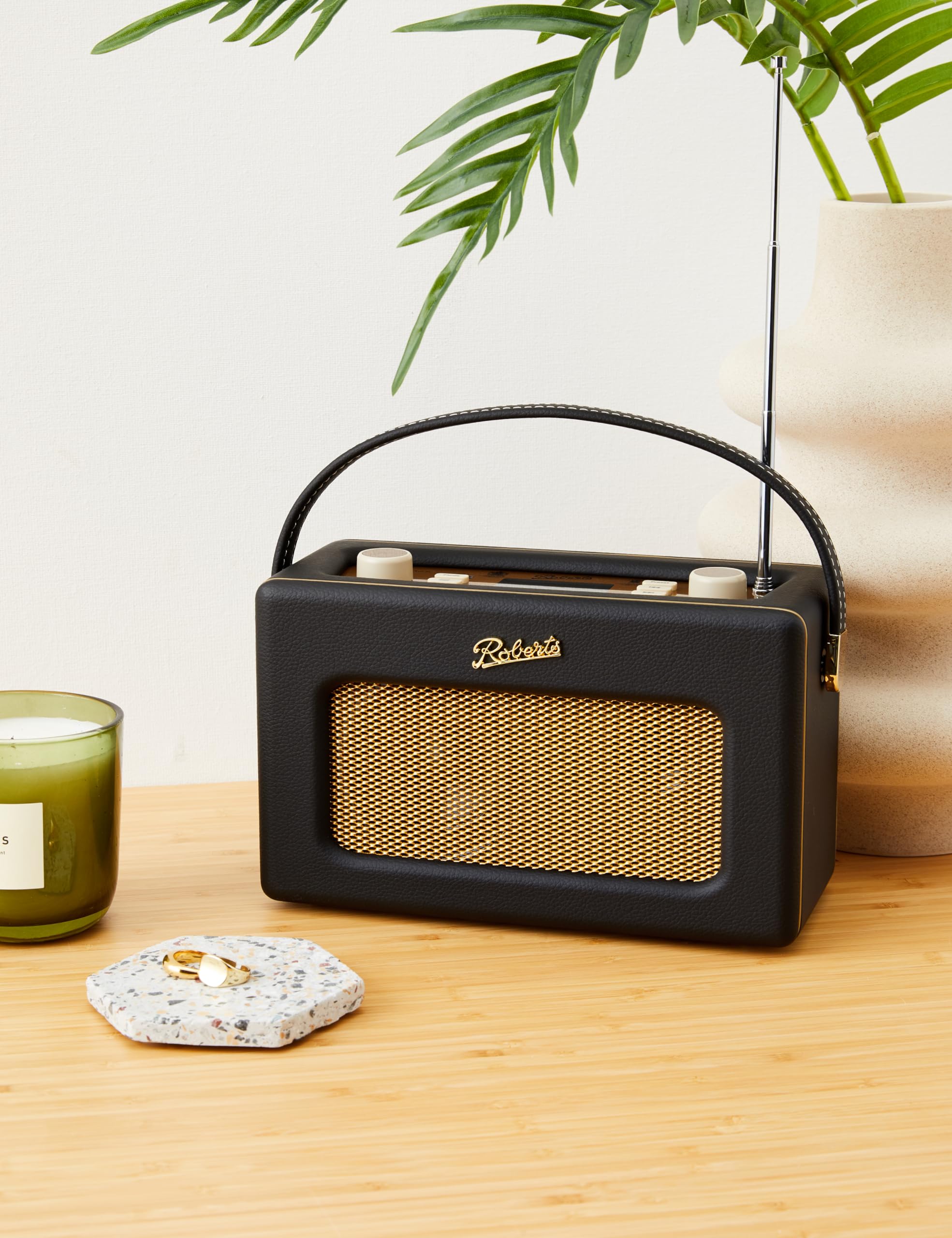 Roberts Revival iSTREAML FM/DAB/DAB+/Internet/Bluetooth Digital Radio - Black | Wireless Music Streaming for Home, Office & Outdoor Use