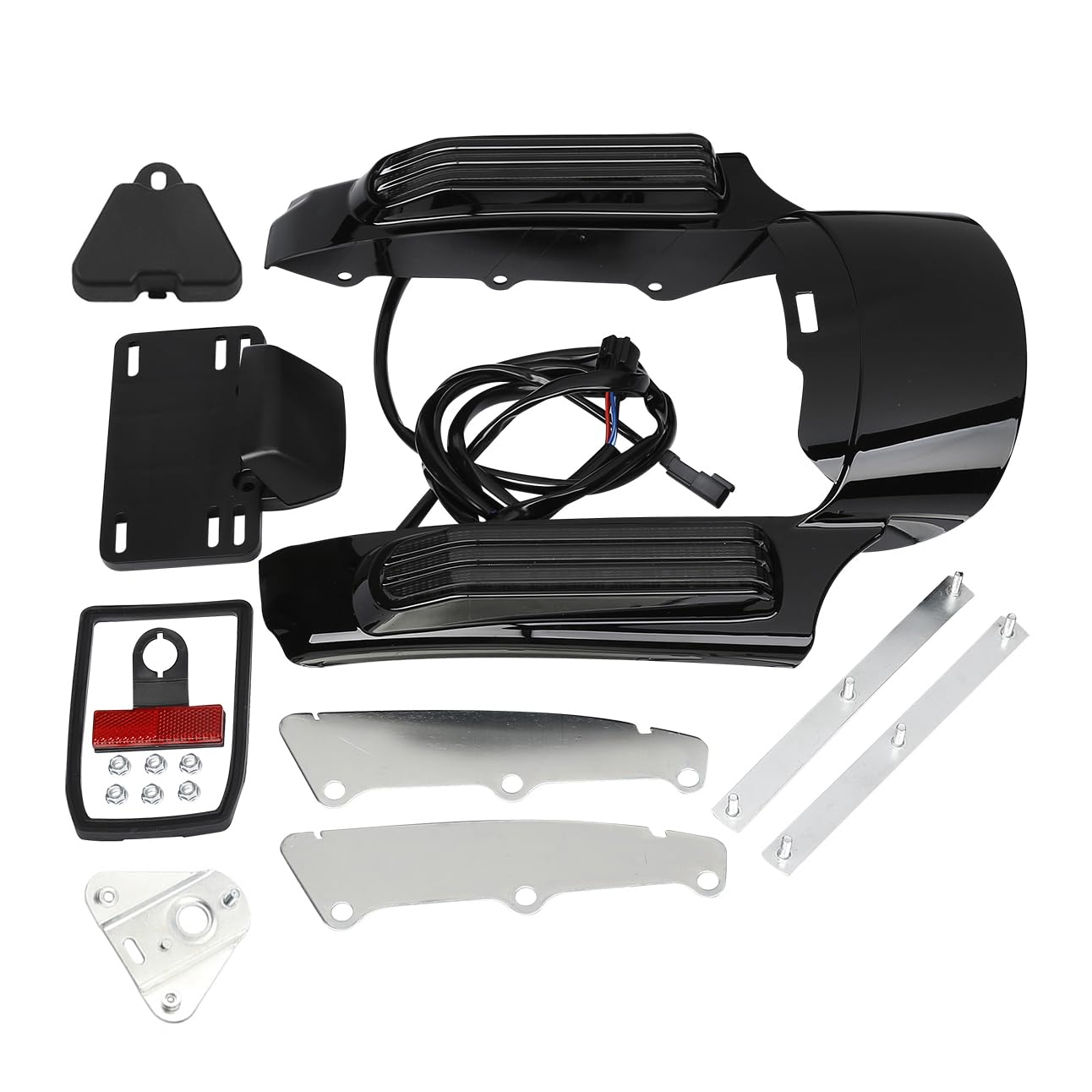 LED Brake Running Turn Signal Lights for Harley Touring Models (2014-2023) - Road King, Road Glide, Street Glide, Electra Glide & Ultra Limited - Rear Fender Light Kit for Enhanced Safety & Style