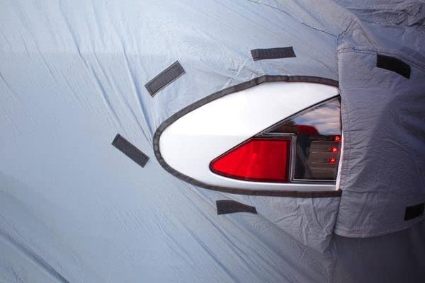 EVANNEX All-Weather Waterproof Car Cover for Tesla Model S - Outdoor Vehicle Accessories with Ventilated Mesh & Charging Port Access - Perfect for Garage, Driveway & Long-Term Storage Protection