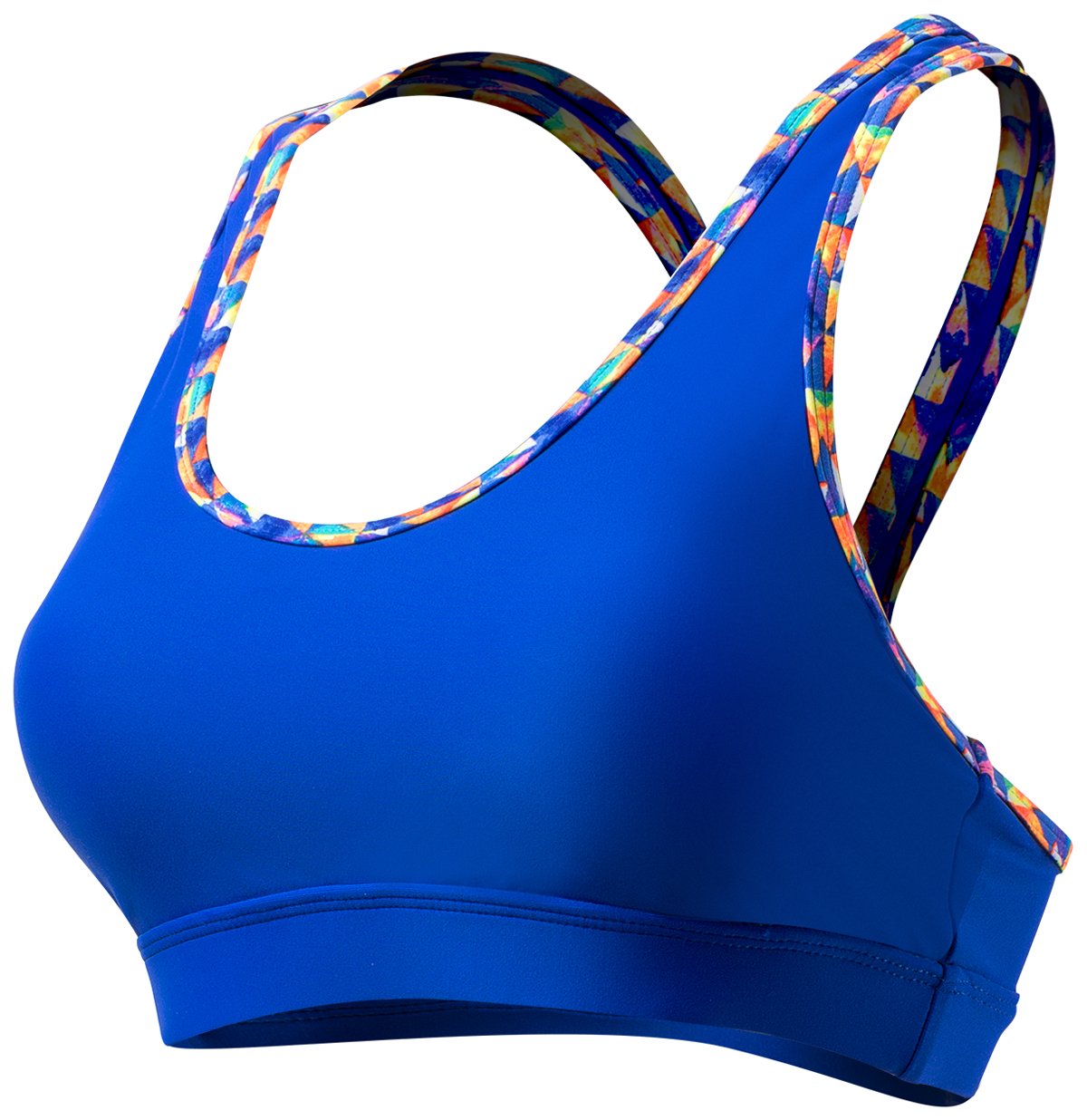 TYR Sport Women's Lunetta Racerback Sports Bra - High Performance Workout & Swim Top for Yoga, Running, Gym Training