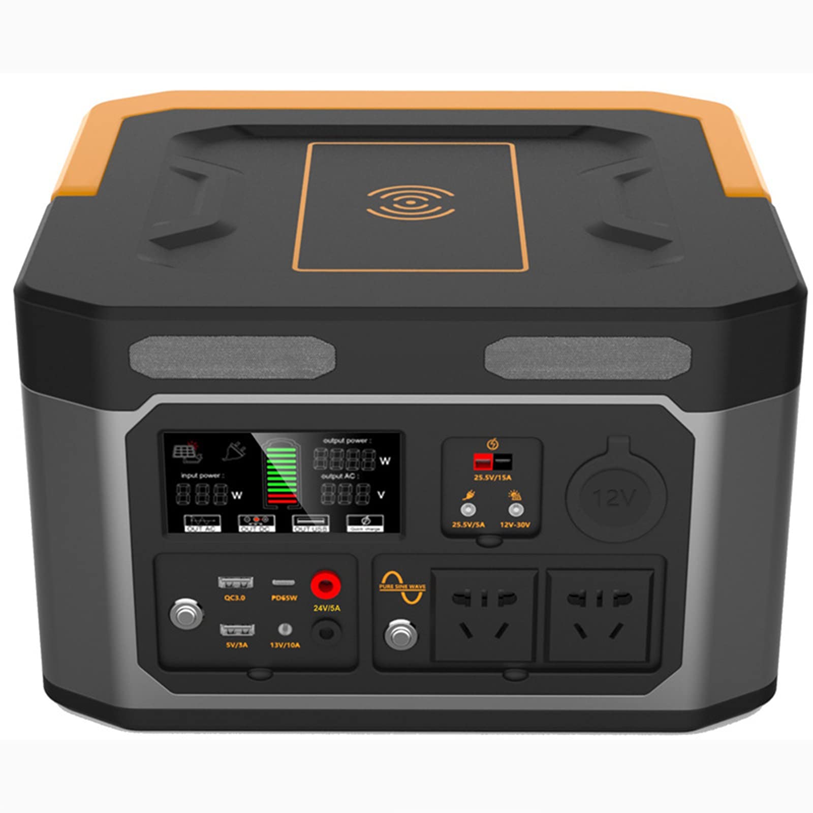 WMQ 600W-1000W Portable Power Station with Solar Charging | 110V/220V Household Backup Battery & Solar Generator for Camping, RV, Emergency Power Supply & Outdoor Adventures