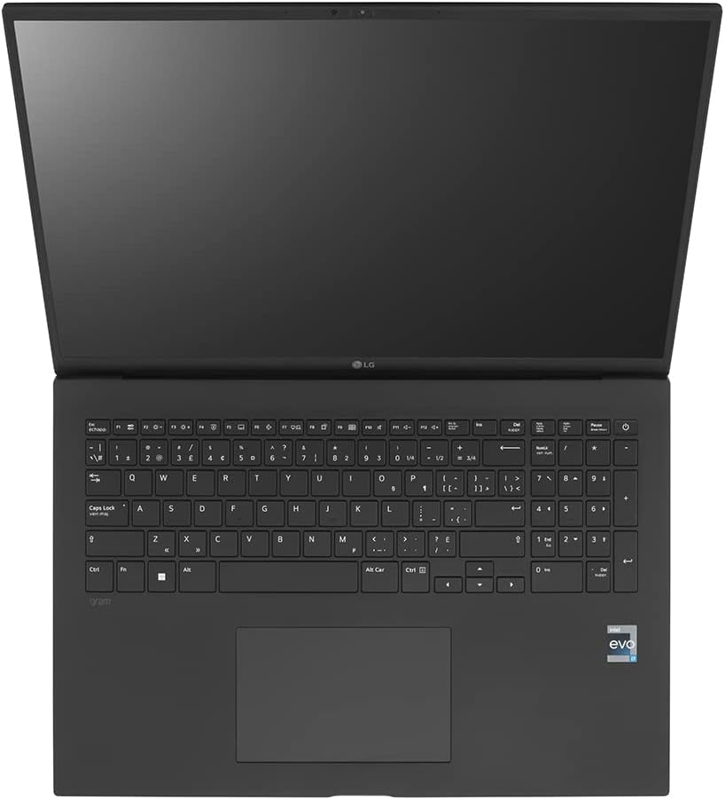 LG Gram 17Z90Q 17-inch Ultra Slim Laptop - Intel Evo 12th Gen i7-1260P, 16GB LPDDR5 RAM, 512GB NVMe SSD, Windows 11 Home (Black) | Open Box with 1 Year Warranty | Perfect for Business Travel, Remote Work & College Students