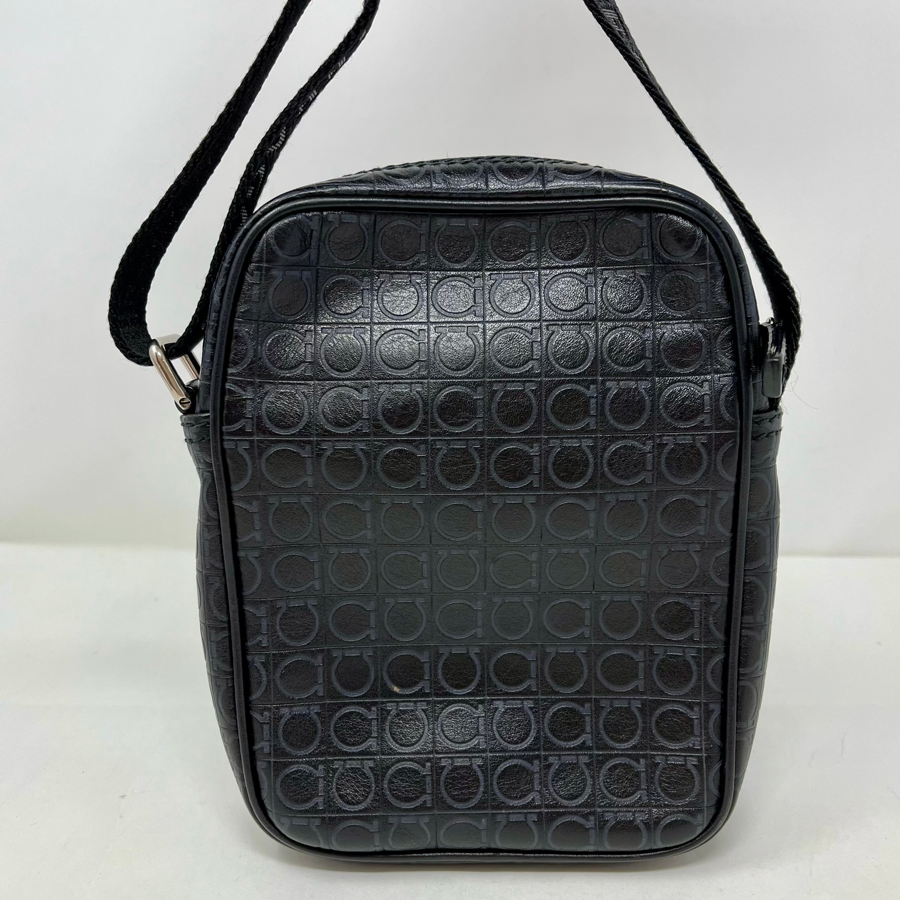 Salvatore Ferragamo Genuine Leather Crossbody Bag for Women - Stylish Shoulder Purse with Adjustable Strap, Perfect for Daily Use, Travel & Shopping
