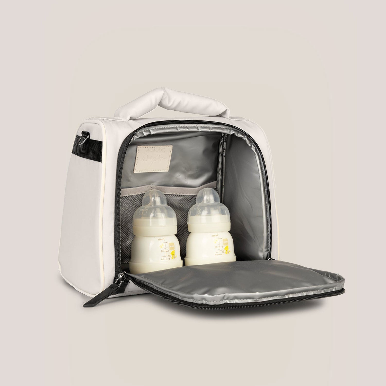 JuJuBe Insulated Bottle Bag - Leakproof & Thermal Lunch Cooler for Baby Bottles, Breastmilk, Drinks - Perfect for Daycare, Work, Travel & Outdoor Activities