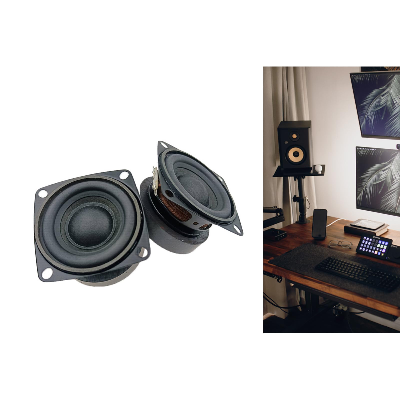 SELiLe 2 Inch Full Range Speaker 4 Ohm 5W/10W for DIY Audio Projects - Perfect for Home Theater, Bookshelf Speakers, and DIY Sound Systems