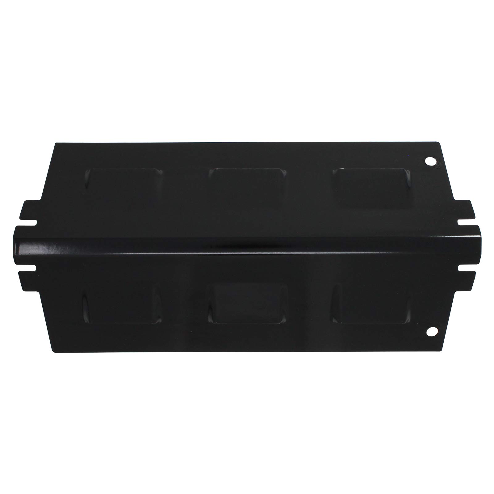 2-Pack BBQ Grill Heat Shield Plate Replacement for Kenmore 162110 - Compatible Porcelain Steel Flame Tamer, Guard & Deflector - Perfect for Outdoor Grilling, Backyard BBQs & Camping Cooking Accessories (11 3/4