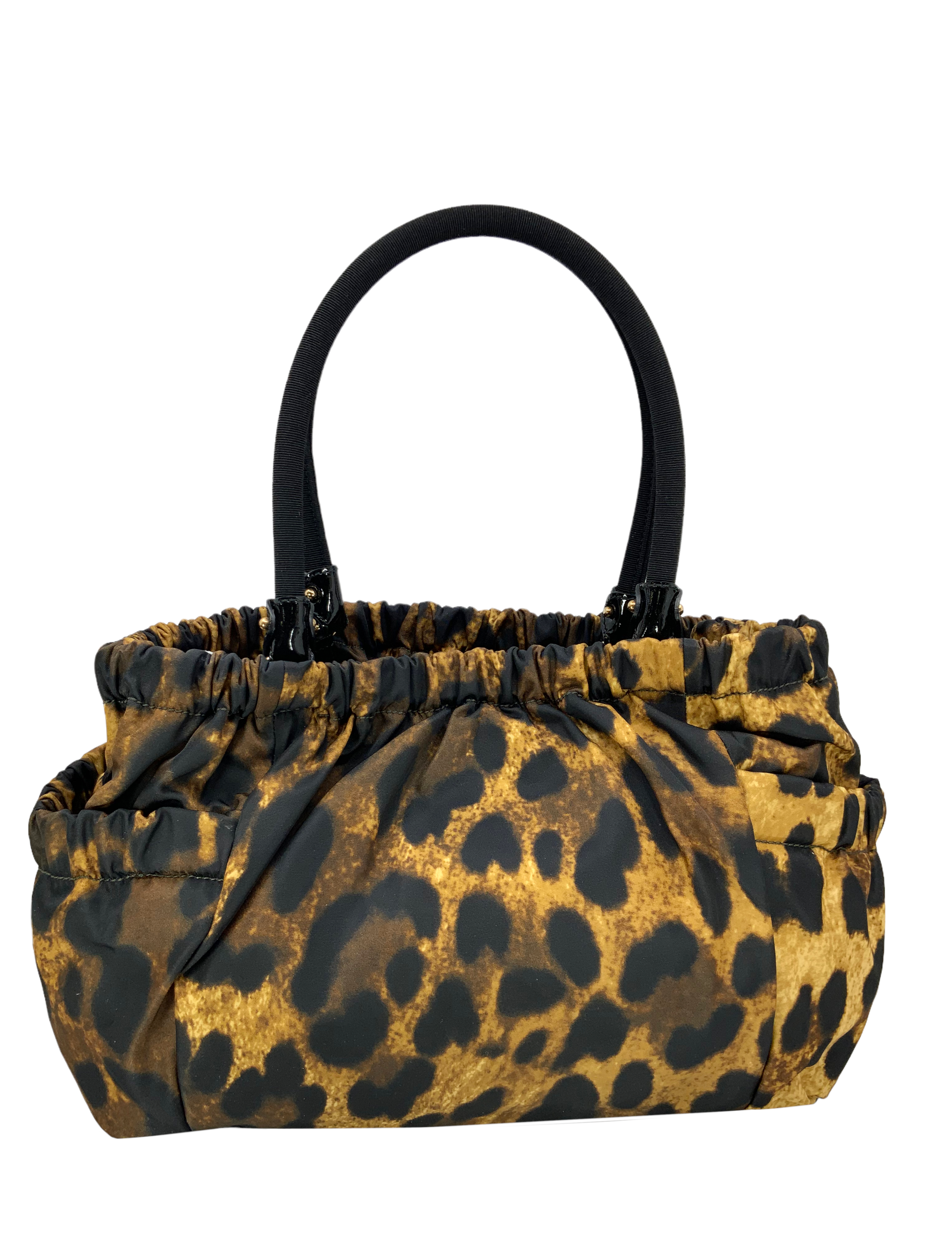 Salvatore Ferragamo Nylon Patent Leather Trim Vara Bow Tote Bag for Women | Luxury Designer Handbag | Perfect for Work, Travel & Everyday Use