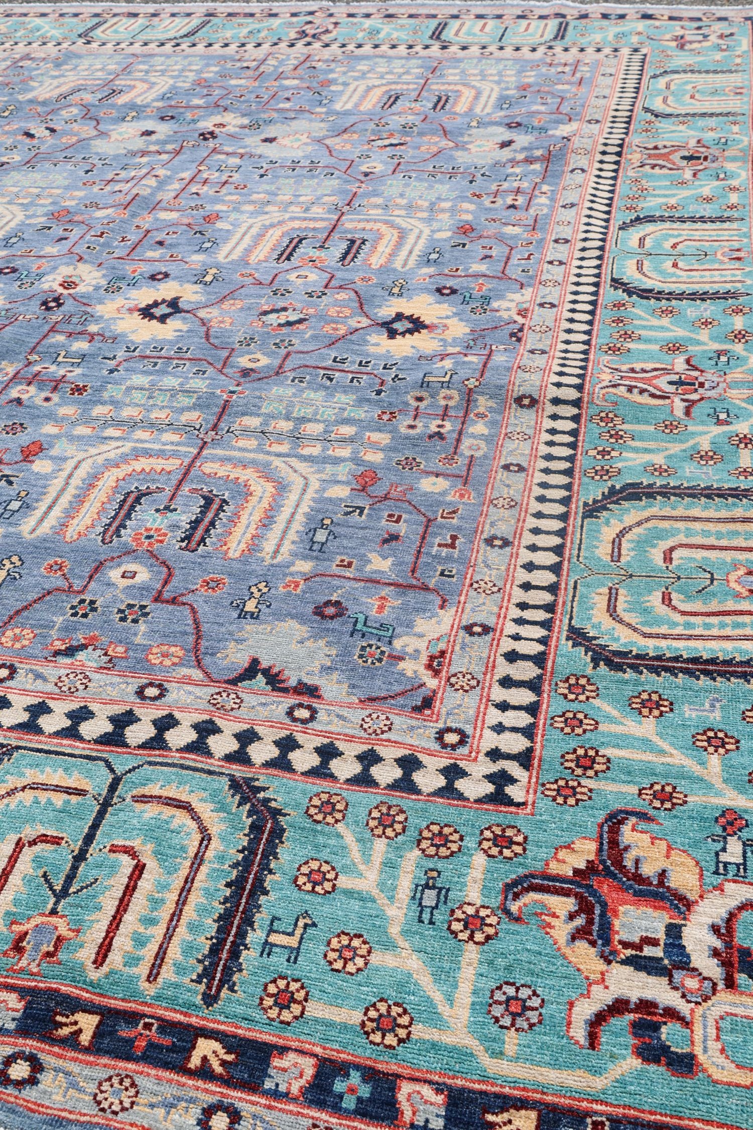Bakshaish Willow Handwoven Closeout Rug J74900 - Authentic Persian Style, Durable & Soft - Perfect for Living Room, Bedroom, or Office Decor
