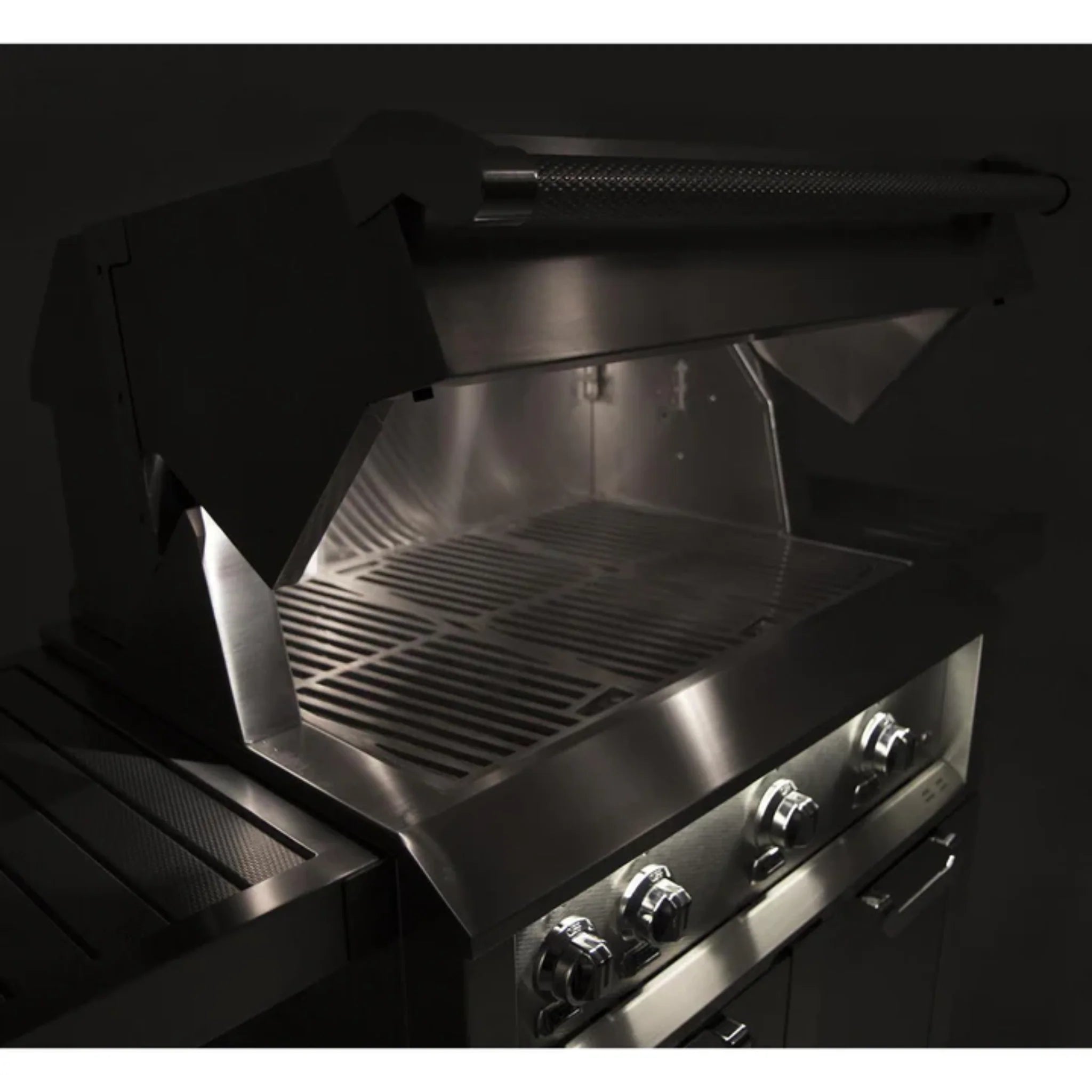 Hestan 42-Inch Deluxe Freestanding Gas Grill with Double Side Burner - Outdoor BBQ Grill for Backyard, Patio & Garden Cooking