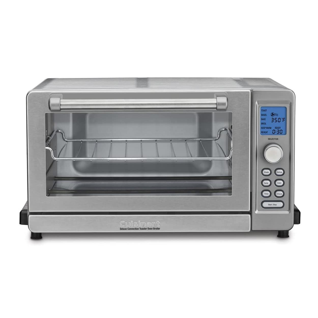 Cuisinart TOB-135N Deluxe Convection Toaster Oven Broiler - Stainless Steel Countertop Oven with Baking, Broiling & Toasting Functions - Perfect for Small Kitchens, Dorms & Office Break Rooms