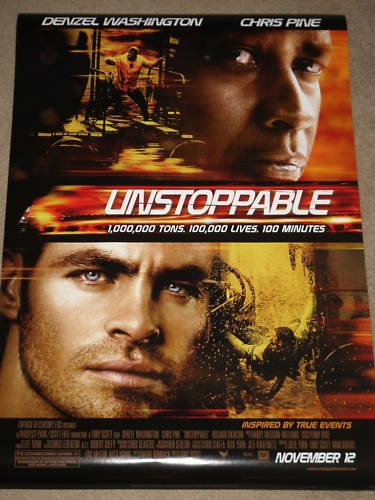 Unstoppable 13.5x20 Inch Movie Poster - Premium Quality Film Wall Art for Home Theater Decor, Cinema Room, and Movie Lover Gifts