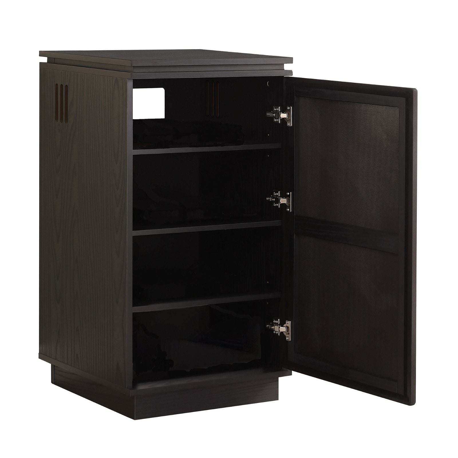 Tauris™ BROADWAY HiFi BLACK Oak TV Stand - Premium Entertainment Center for Living Room, Home Theater & Gaming Setup