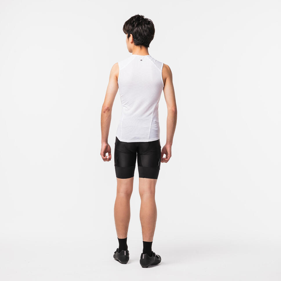 Van Rysel Men's Ultralight Mesh Base Layer - Breathable & Moisture-Wicking Performance Shirt for Cycling, Running & Outdoor Sports
