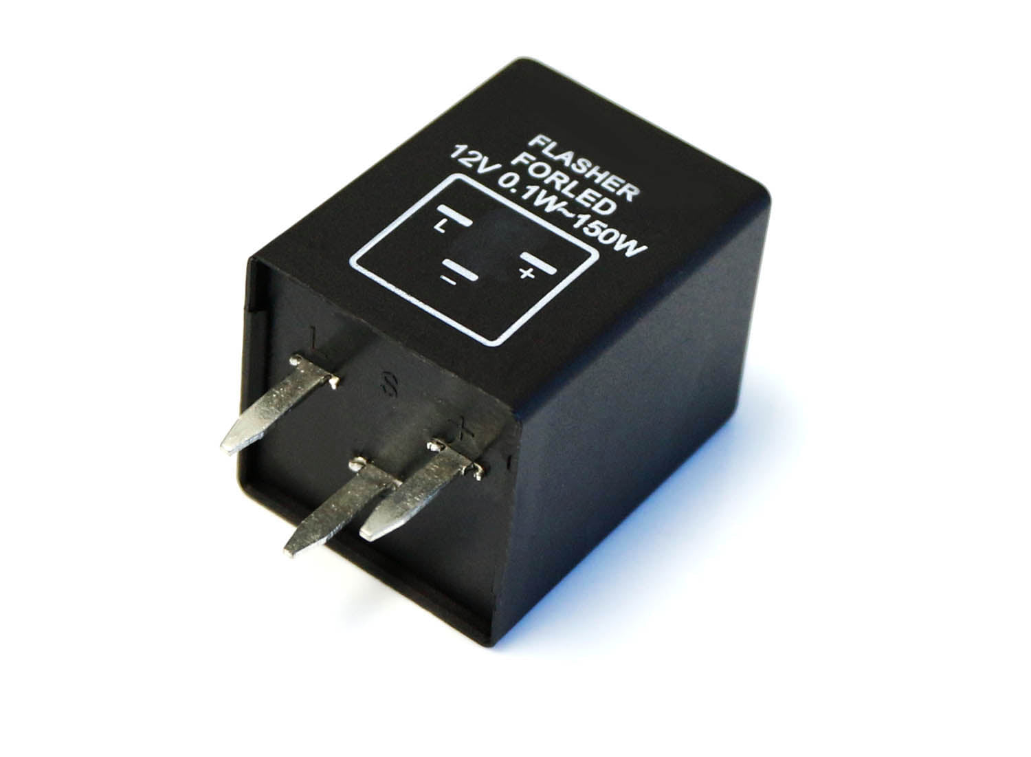 3 Pin EP28 Electronic LED Flasher Relay - Fix Hyper Flash Issue for Turn Signal Bulbs | Compatible with Cars, Trucks & Motorcycles | Easy Installation Solution