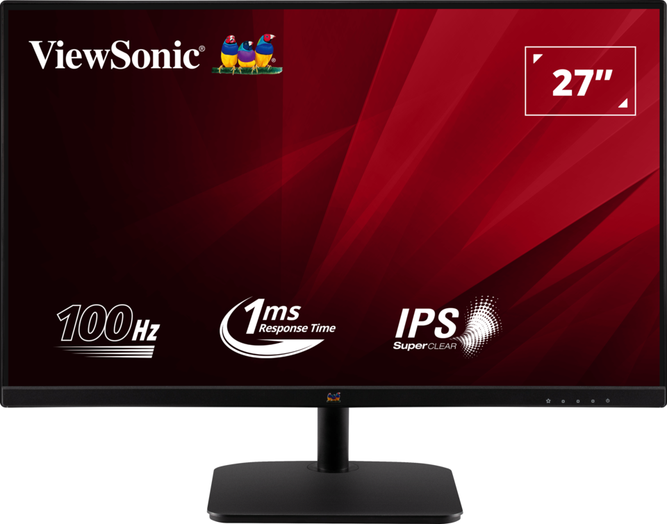ViewSonic VA2732-H 27 Inch Full HD 1080p IPS Monitor with HDMI Port - Perfect for Home Office, Gaming & Multimedia Entertainment