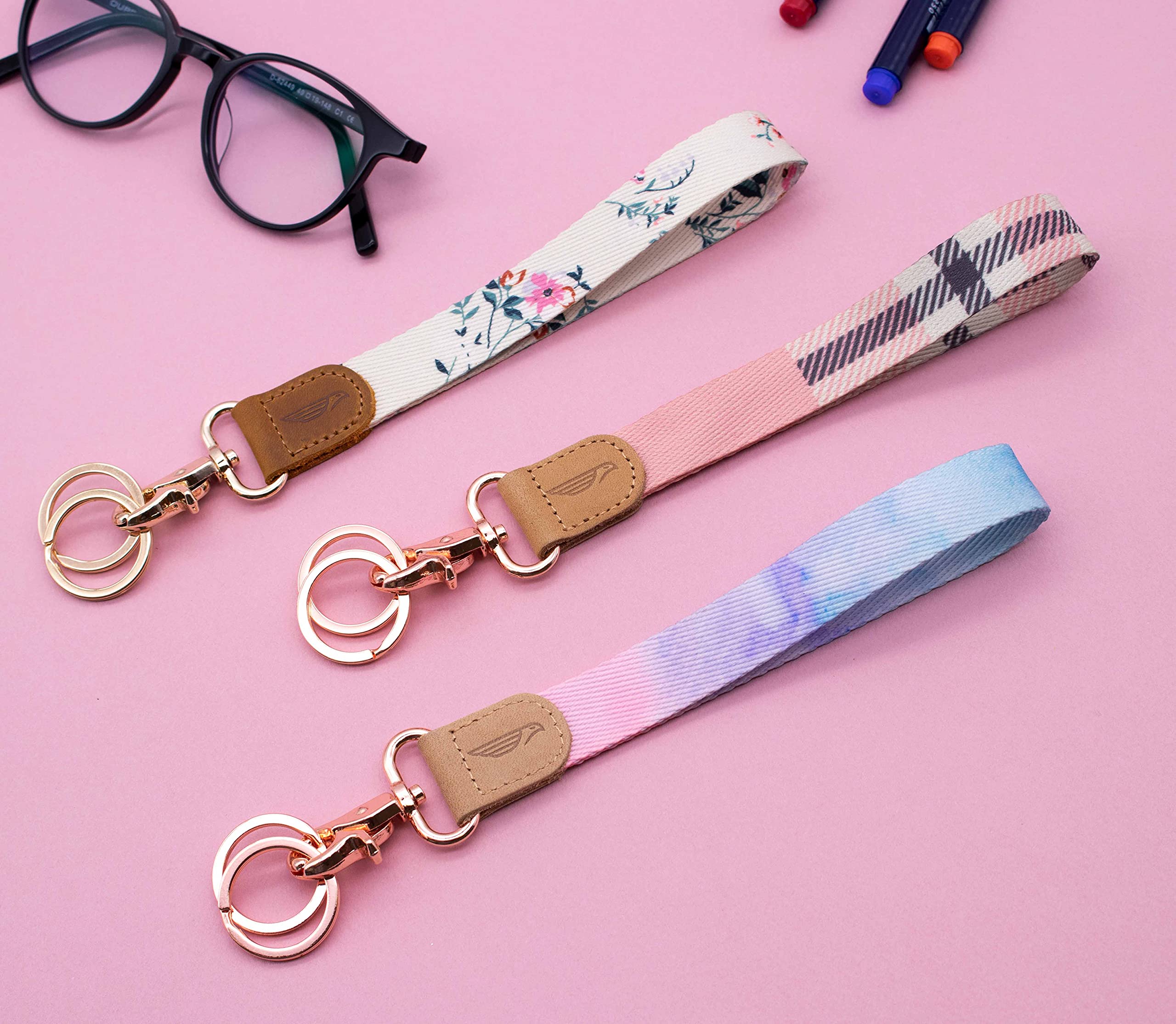 POCKT Lanyard Key Holder - Adjustable Wrist Strap for Keys & Wallets - Durable Keychain for Men & Women - Perfect for Work, Travel, Gym & Outdoor Activities