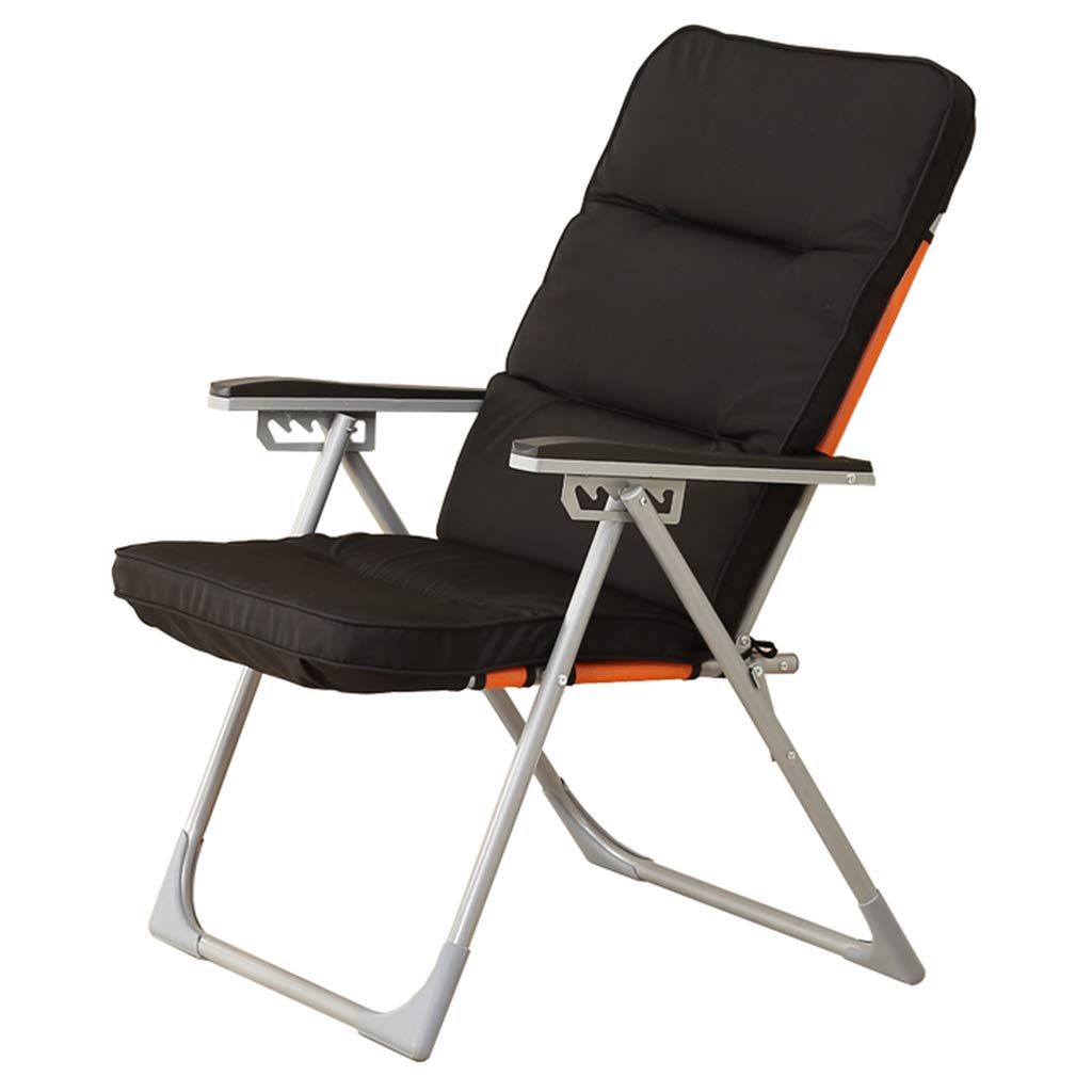 ZHIQ Indoor Chaise Lounge Chair - Padded Folding Lazy Chair with Armrests & Ottoman, Comfortable Floor Lounger for Living Room, Bedroom & Reading Nook