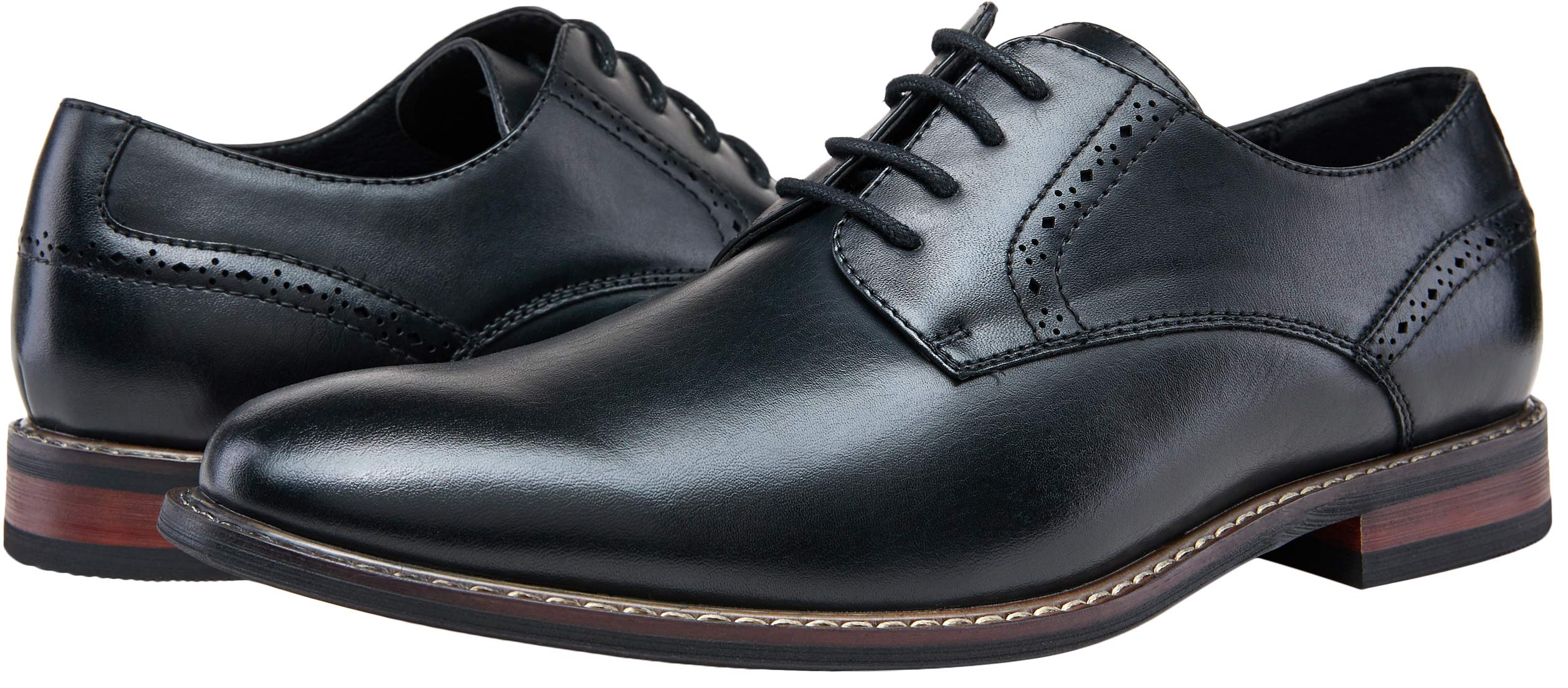 Jousen Men's Wingtip Oxford Dress Shoes - Classic Brogue Cap Toe Business Formal Shoes for Men | Perfect for Office, Weddings & Special Occasions