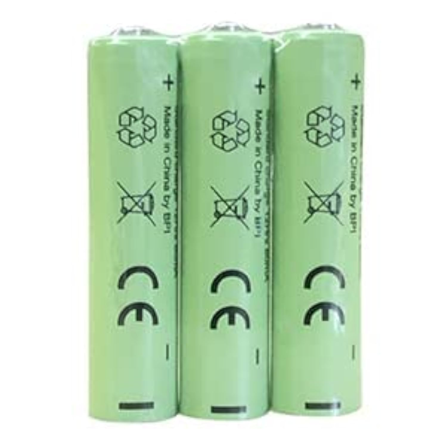 TimeFlys 3AAA Rechargeable Batteries 1.2V 800mAh Ni-MH Triple A Long Lasting Batteries for Baby Monitors, Toys, and Electronics - Eco-Friendly Power Solution (3-Pack)
