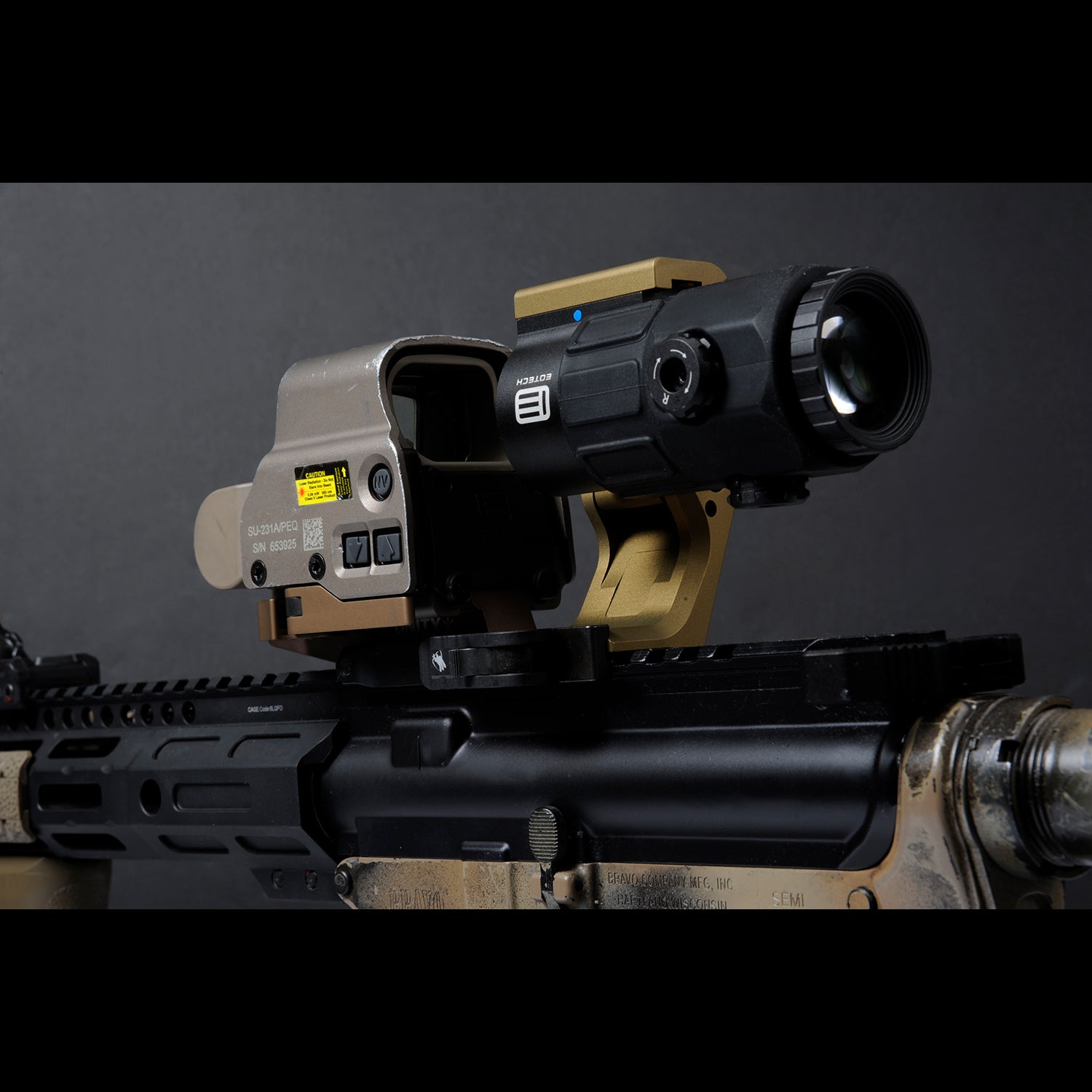 Unity Tactical FAST FTC OMNI Magnifier Mount - Made in USA - Compatible with Red Dot Sights for AR-15 & Rifle Optics - Perfect for Tactical Shooting & Hunting
