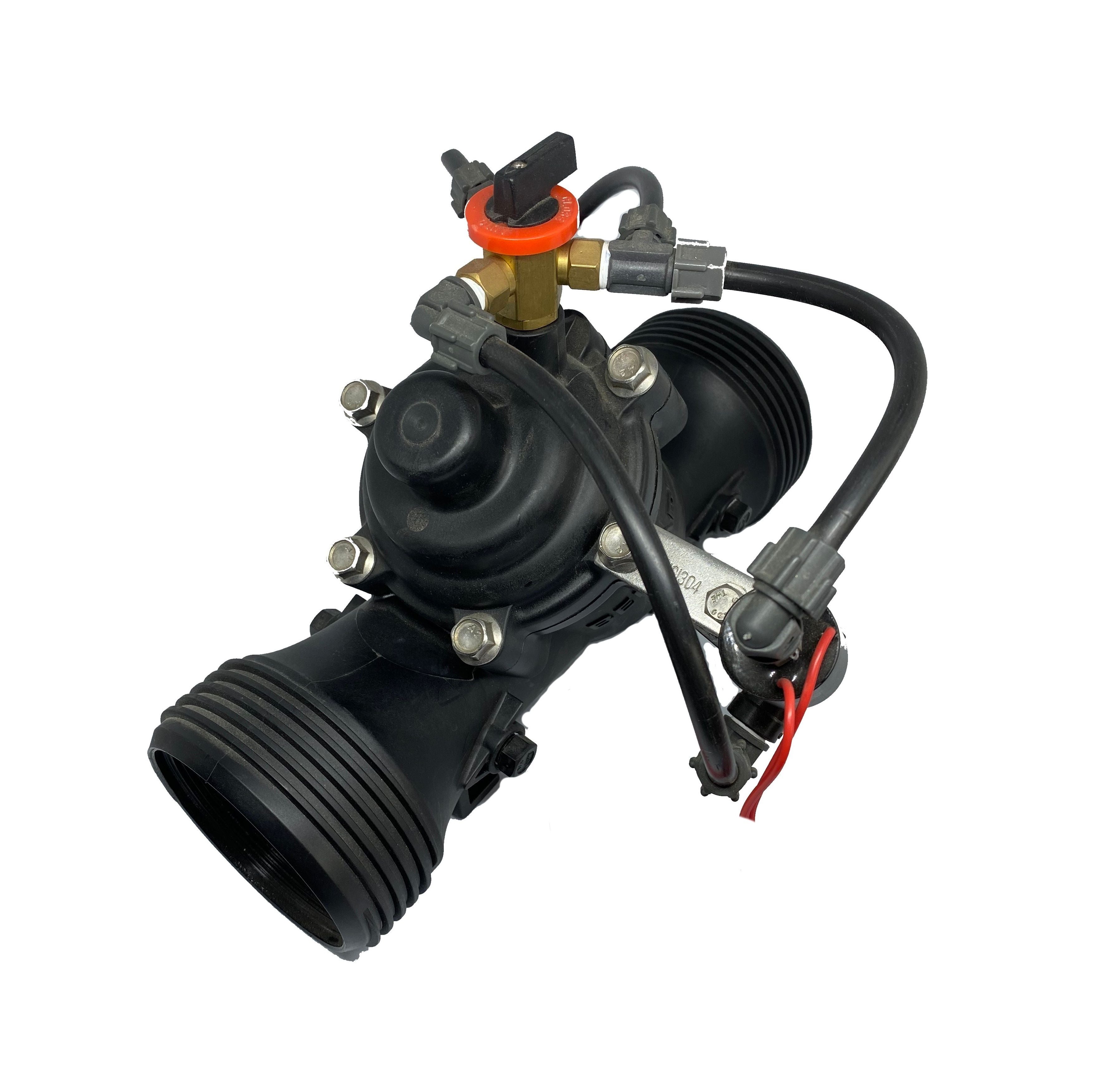 Bermad IR 110 3W X Plastic Hydraulic 3-Way Solenoid Control Valve with S.390.3 Coil - Ideal for Irrigation, Water Treatment, and Industrial Fluid Control Systems