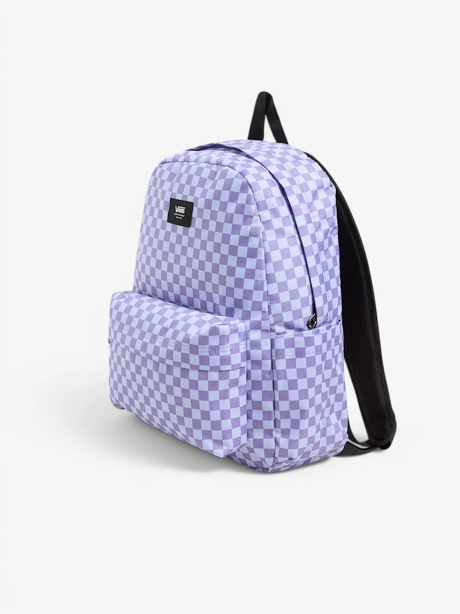 Vans Old Skool Check Backpack - Purple Laptop Backpack for School, College & Travel | Durable Daypack for Students & Commuters