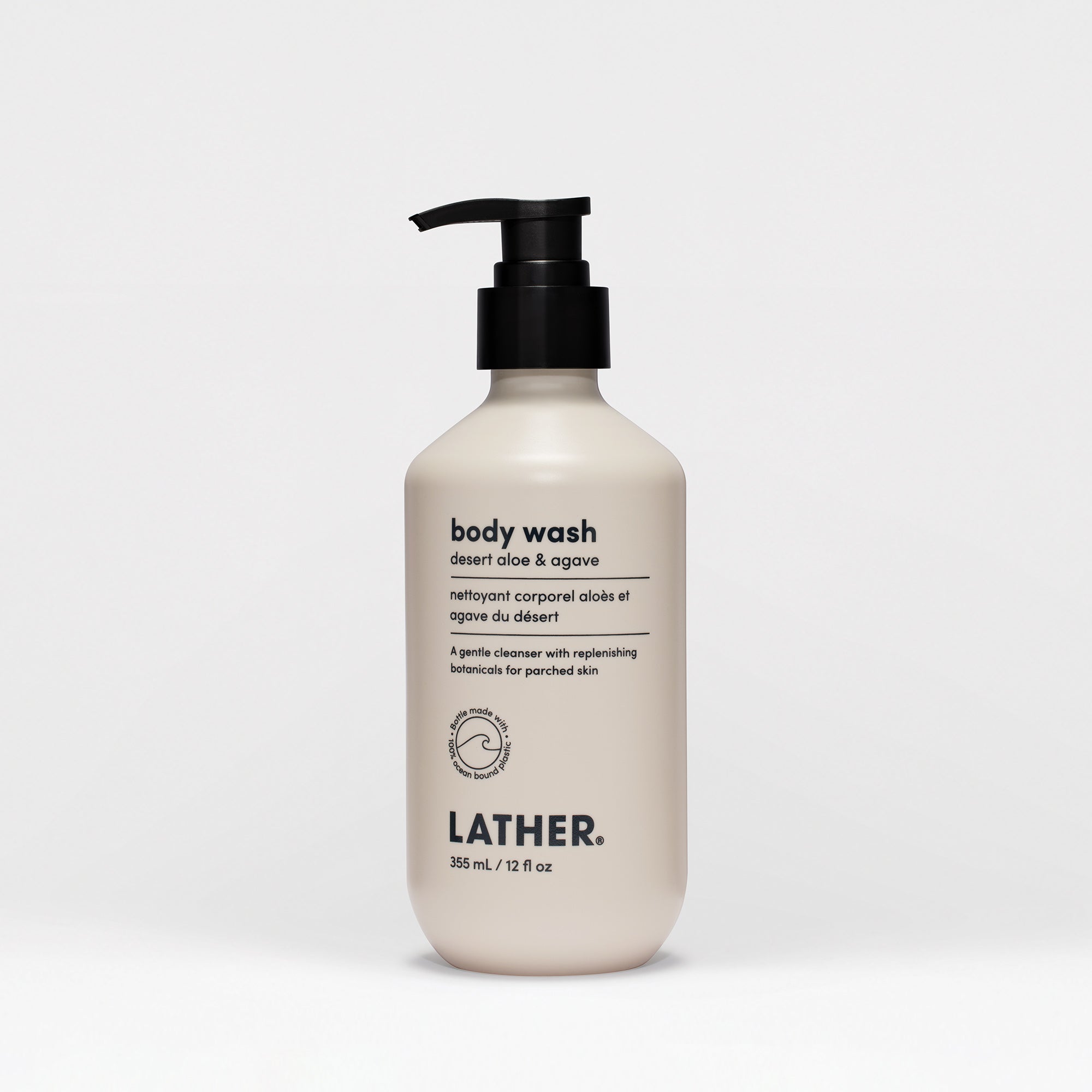 Natural Desert Aloe & Agave Body Wash for Dry Skin - Hydrating & Soothing Shower Gel for Men & Women - Perfect for Post-Workout, Morning Refresh & Spa Relaxation