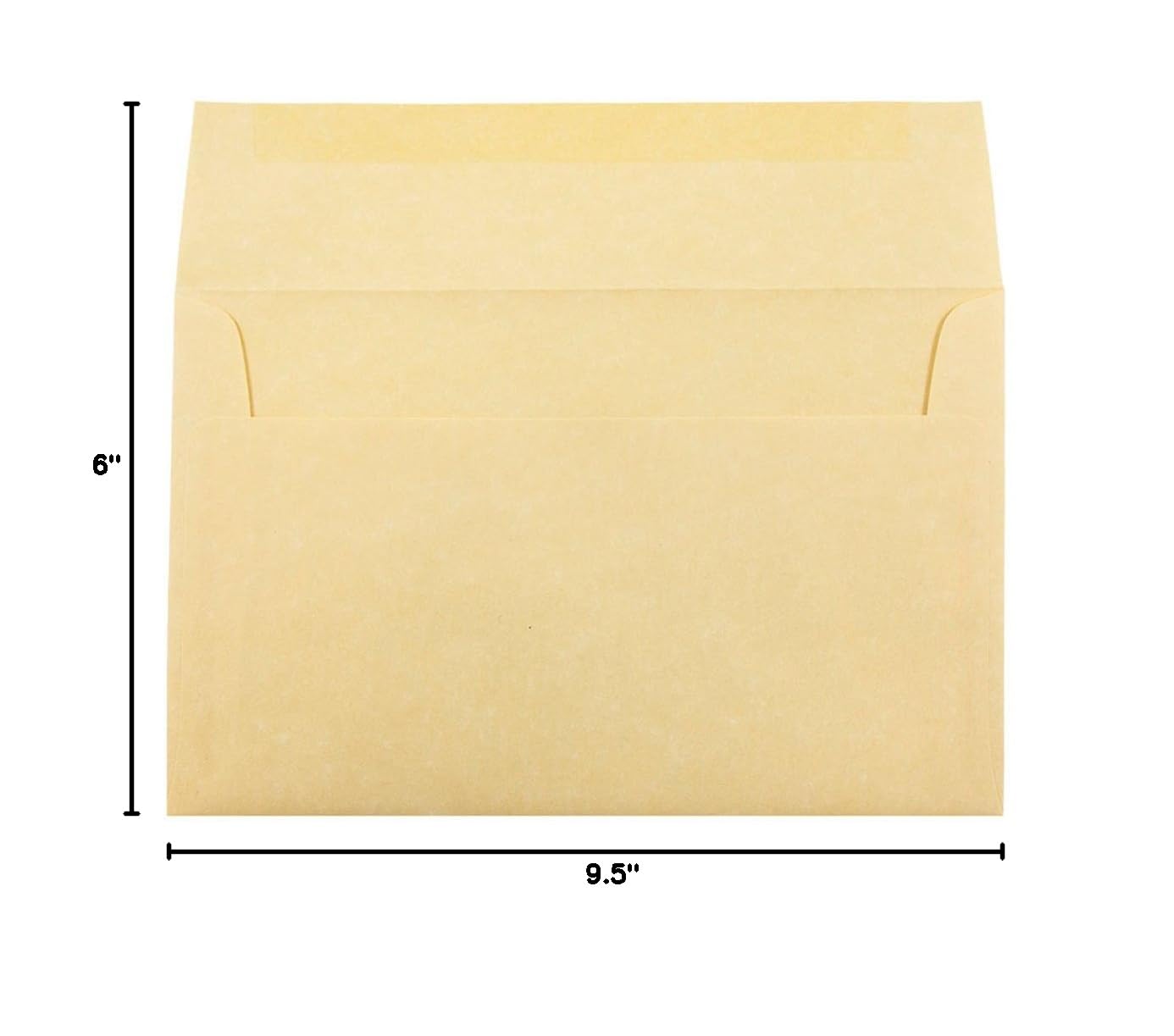 JAM PAPER A10 Parchment Invitation Envelopes 6x9.5 Inch - 1000 Antique Gold Recycled Envelopes Bulk Pack - Perfect for Wedding Invitations, Greeting Cards & Business Correspondence