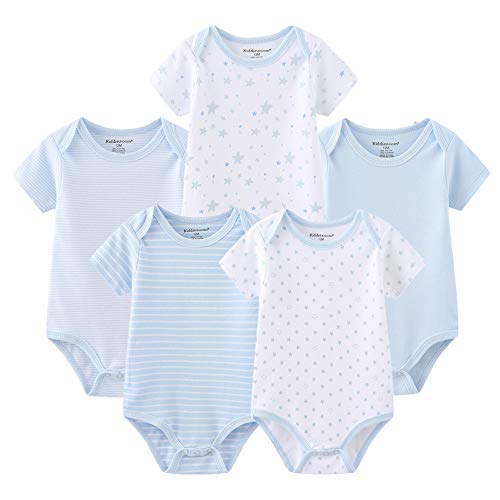 5-pack Sky Blue Bodysuits