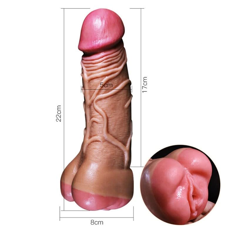 BeHorny Realistic Penis Sleeve Extender - Dual Function Masturbation & Couples Sex Toy for Enhanced Pleasure - Perfect for Solo Play and Intimate Partner Experiences