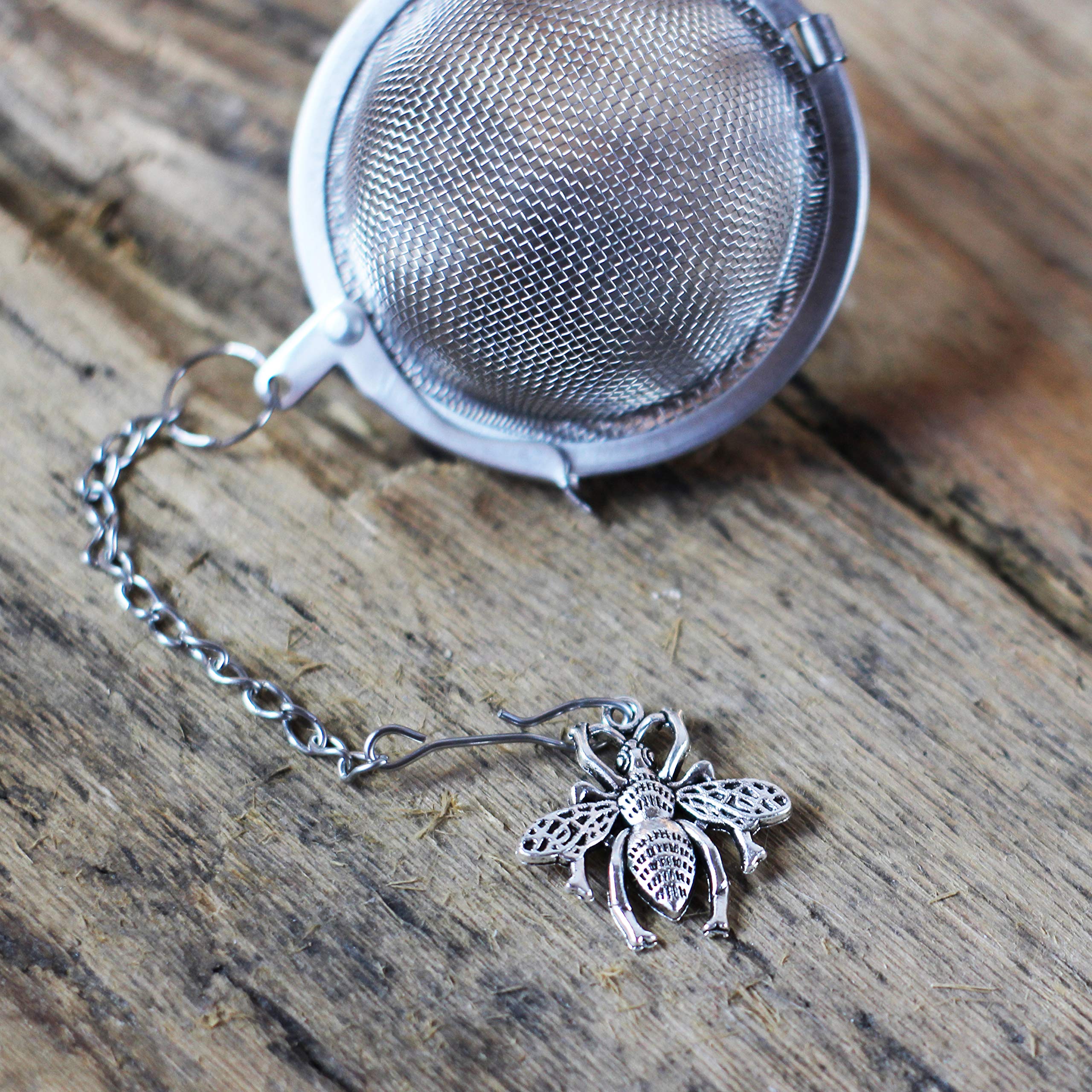 Premium Honey Bee Tea Strainer for Loose Leaf Tea - Charming Bee Pendant Tea Infuser & Steeper - Perfect for Home, Office & Gift Giving