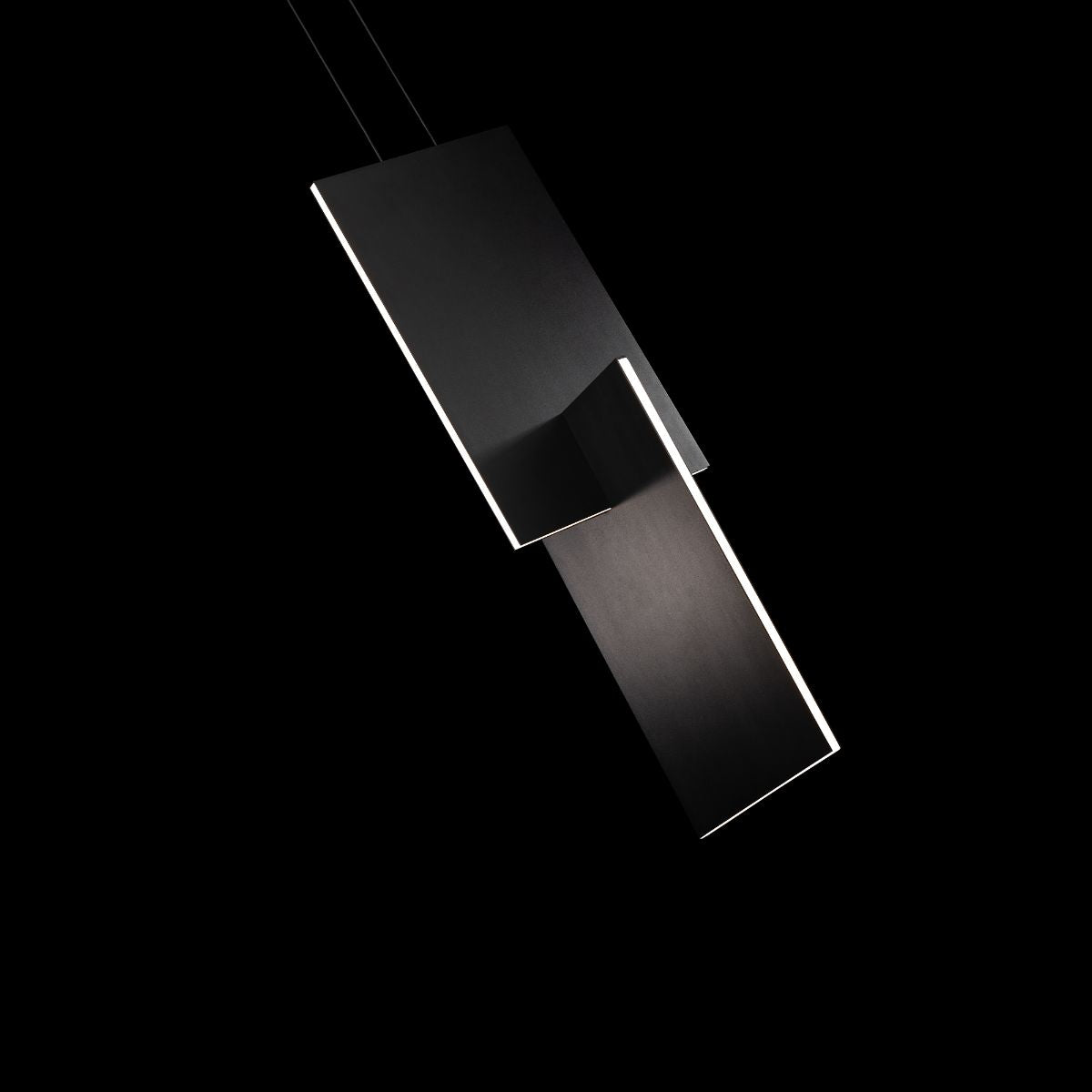 Amari 58 LED Pendant Light Fixture - Modern Black Ceiling Light for Dining Room, Kitchen Island & Living Room Decor