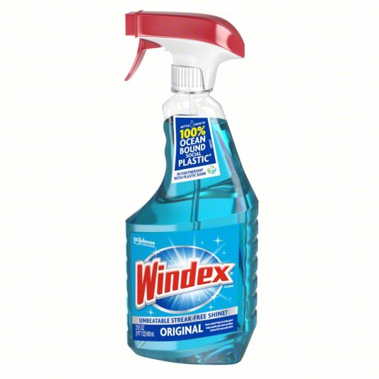 Windex Ready to Use Glass Cleaner Spray - 32 oz Bottle (Pack of 8) - Streak-Free Cleaning for Windows, Mirrors, and Glass Surfaces at Home or Office