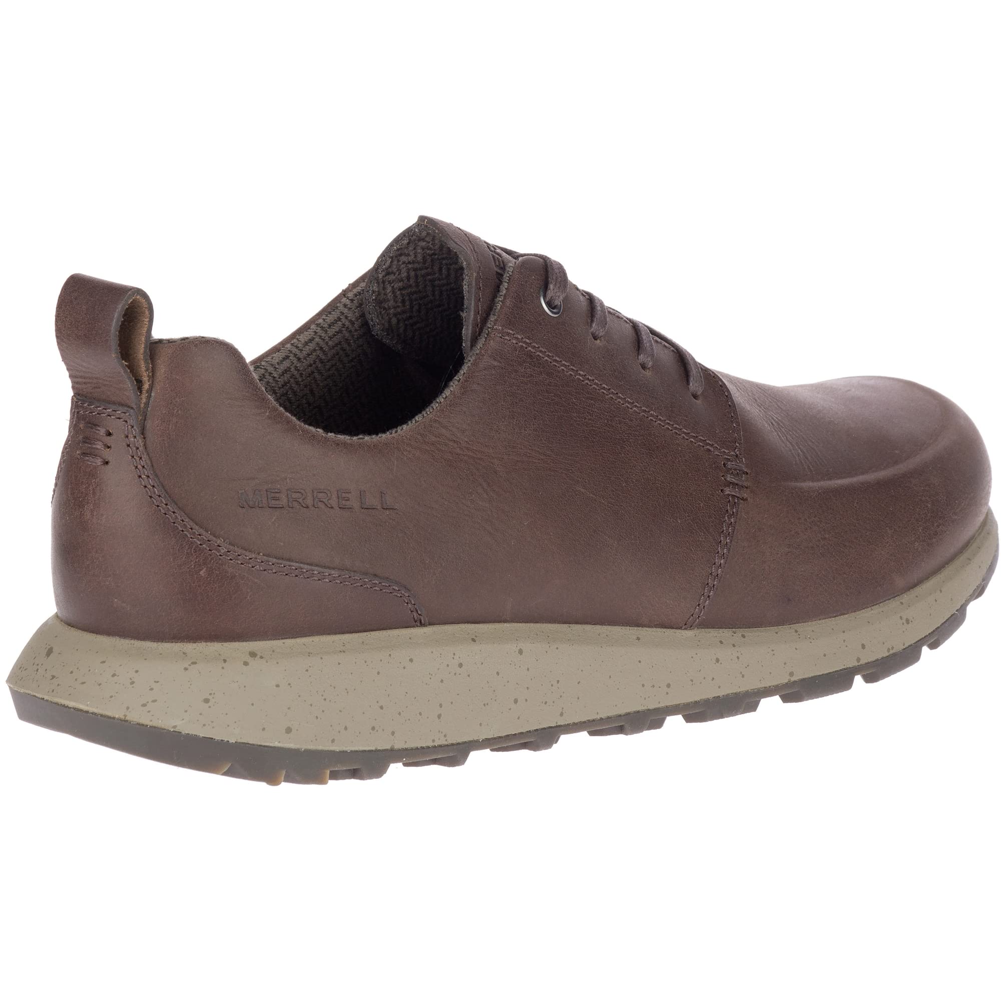 Merrell Men's Ashford Moccasin - Comfortable Slip-On Shoes for Walking, Casual Wear & Outdoor Activities | Lightweight & Durable Leather Loafers for Men