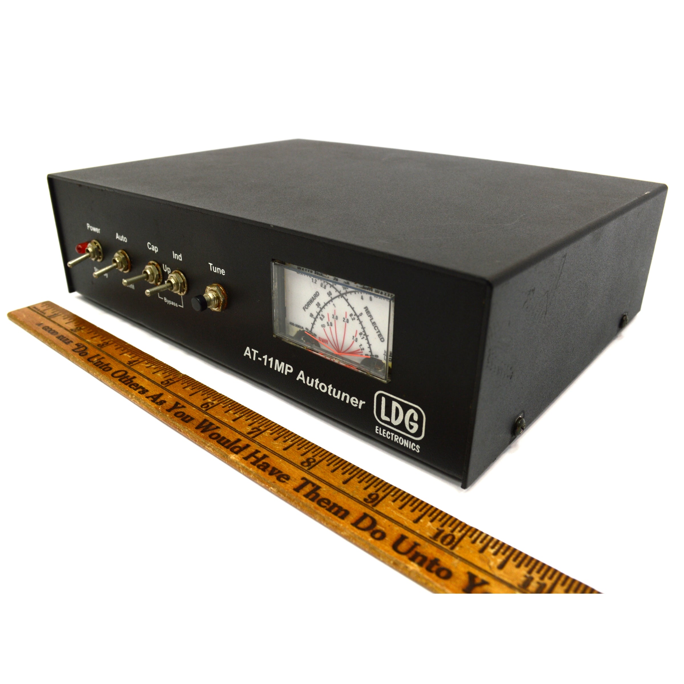 LDG Electronics AT-11MP Automatic Ham Radio Antenna Tuner - Used in Good Condition | Perfect for Amateur Radio Operators & Field Operations