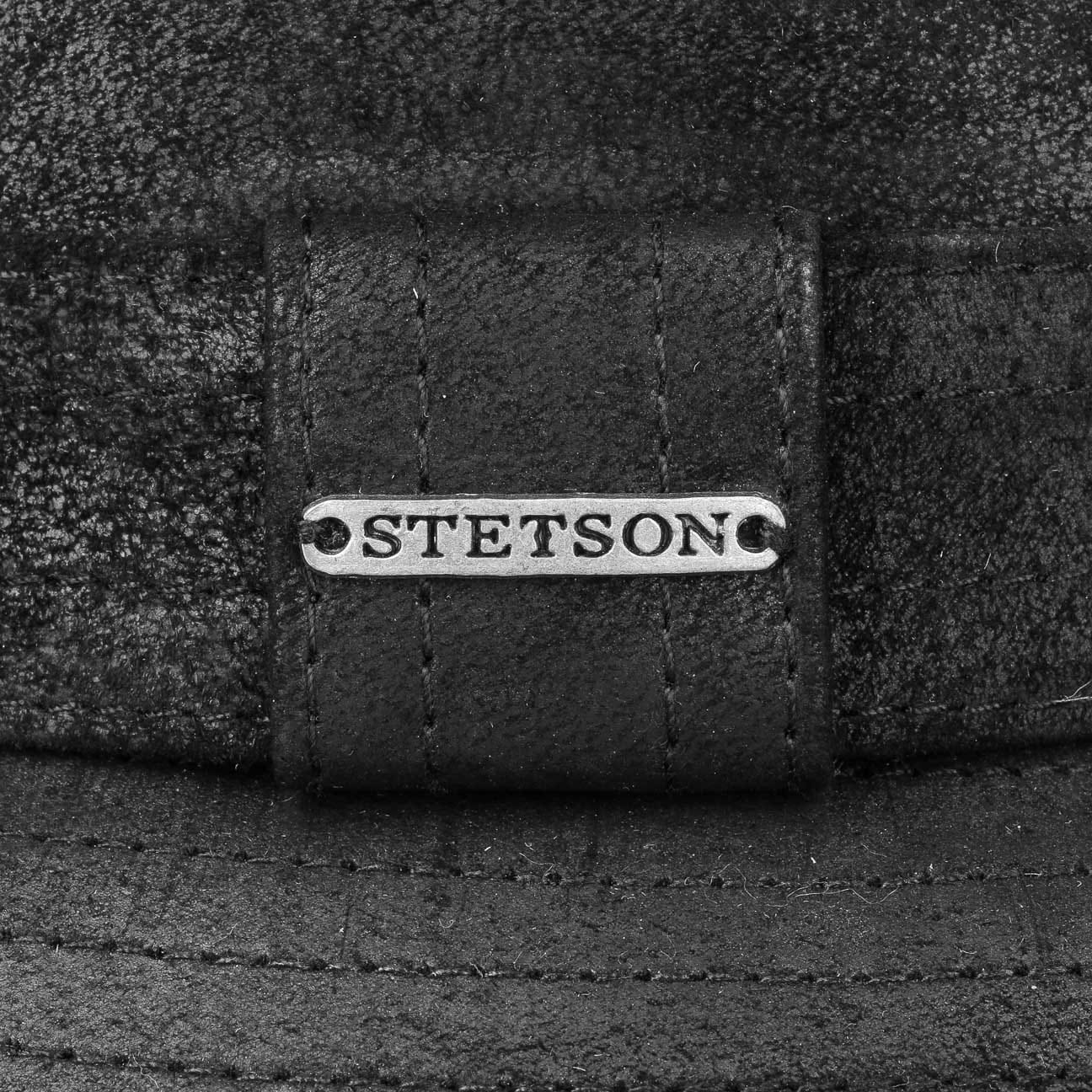 Stetson Radcliff Leather Player Hat – Premium Genuine Leather Cowboy Hat for Men – Perfect for Western Rides, Country Music Festivals & Outdoor Adventures