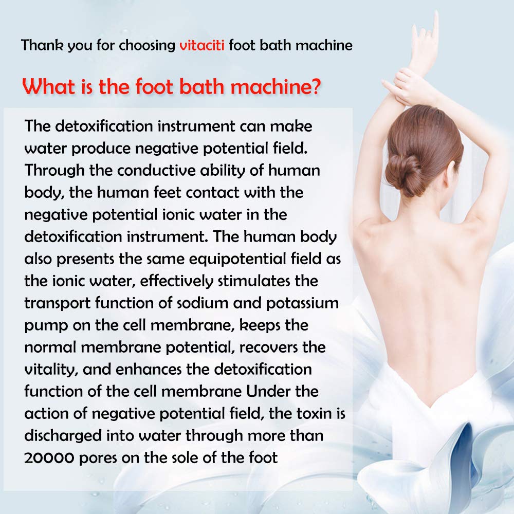 Professional Ionic Detox Foot Spa Machine with Far Infrared Belt & Two Arrays - Hydrogen Ion Cleanse for Relaxation & Detox - Perfect for Birthday Gifts, Home Spa, Wellness Therapy & Stress Relief