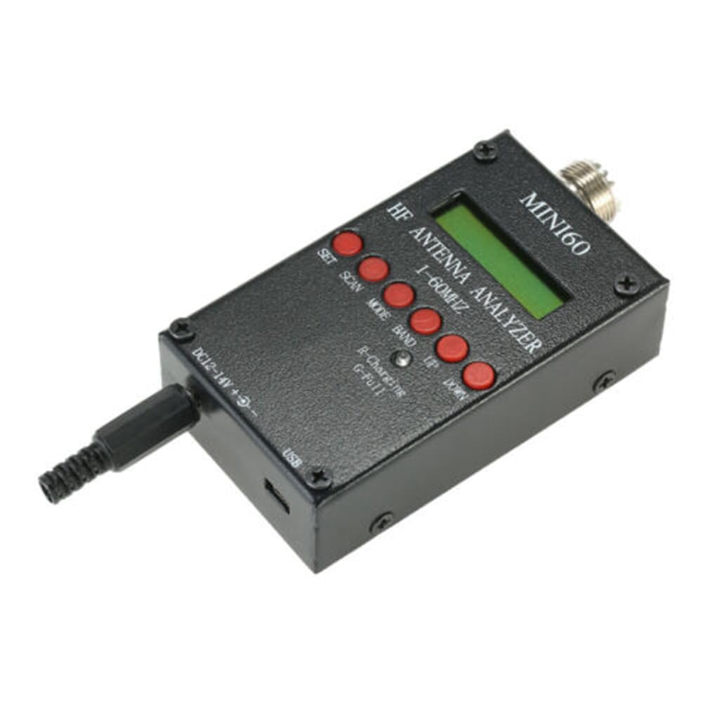 Mini60 Sark100 Antenna Analyzer 1-60MHz HF SWR with BT for Ham Radio Hobbyists