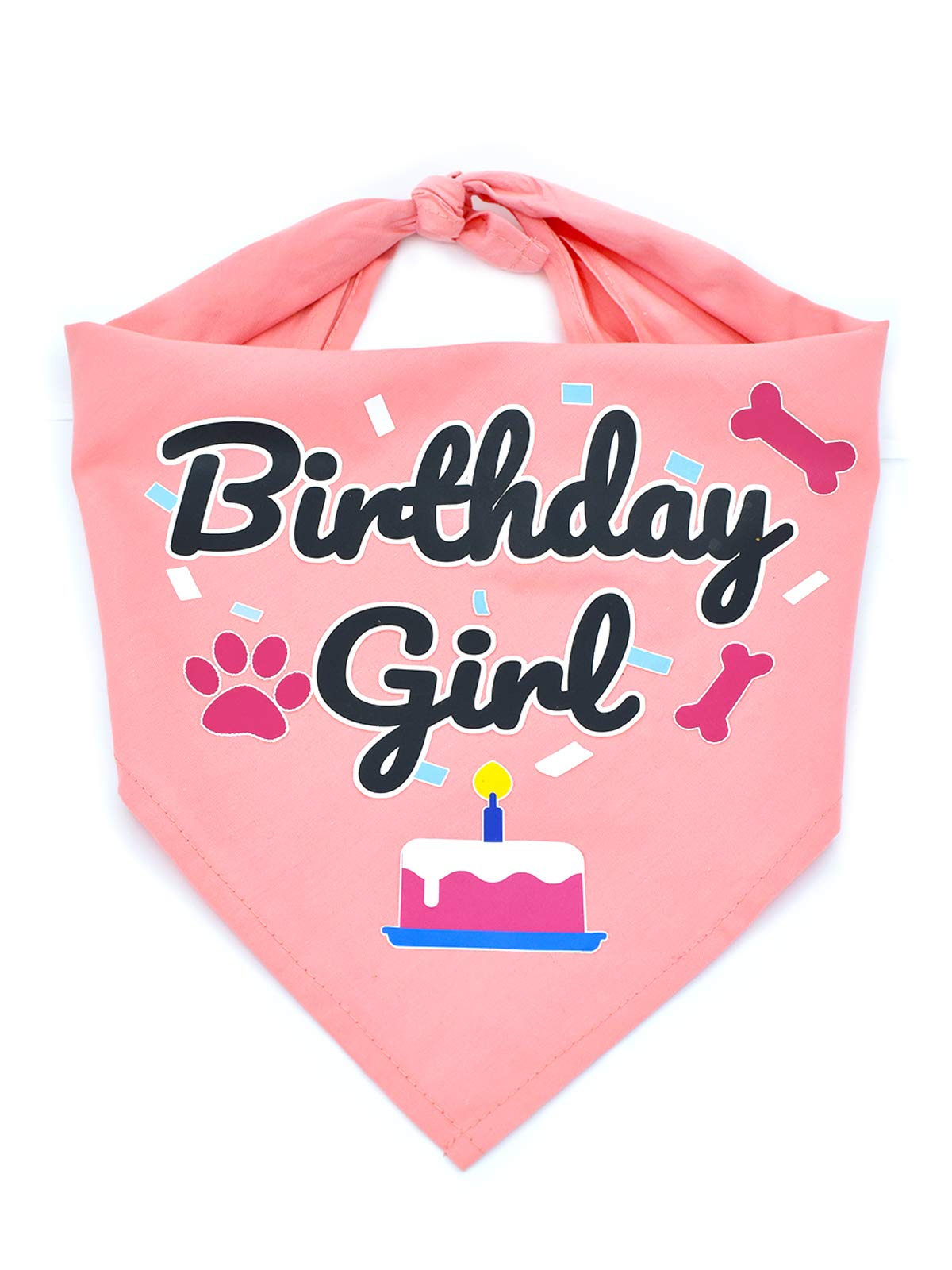 Bubblepup Dog Birthday Bandana for Boys & Girls - Cute Pet Birthday Accessory for Small & Large Dogs - Perfect for Birthday Parties, Photo Shoots & Special Occasions