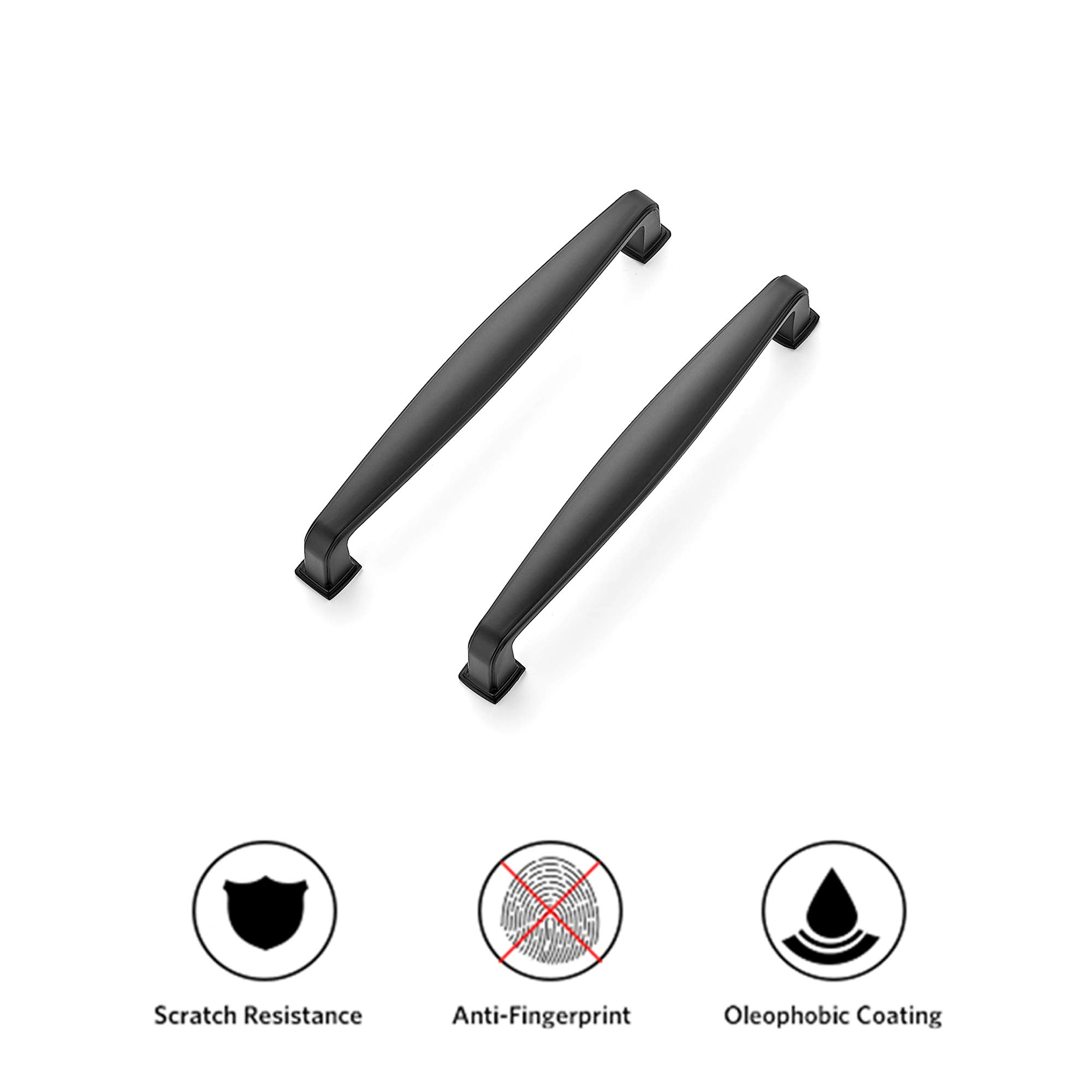 Ravinte 55-Pack 5 Inch Matte Black Kitchen Cabinet Handles - Solid Cabinet Pulls & Drawer Handles for Cabinets, Cupboards, Dressers | Durable Kitchen Hardware for Modern Home & Office Storage