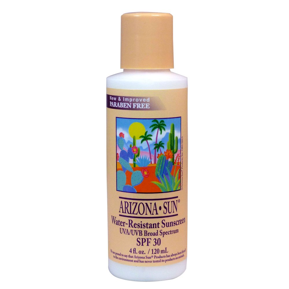 Water Resistant Sunscreen SPF 30 - 4 oz | Broad Spectrum UVA/UVB Protection | Face & Body Sunscreen Lotion | Perfect for Swimming, Hiking & Outdoor Activities