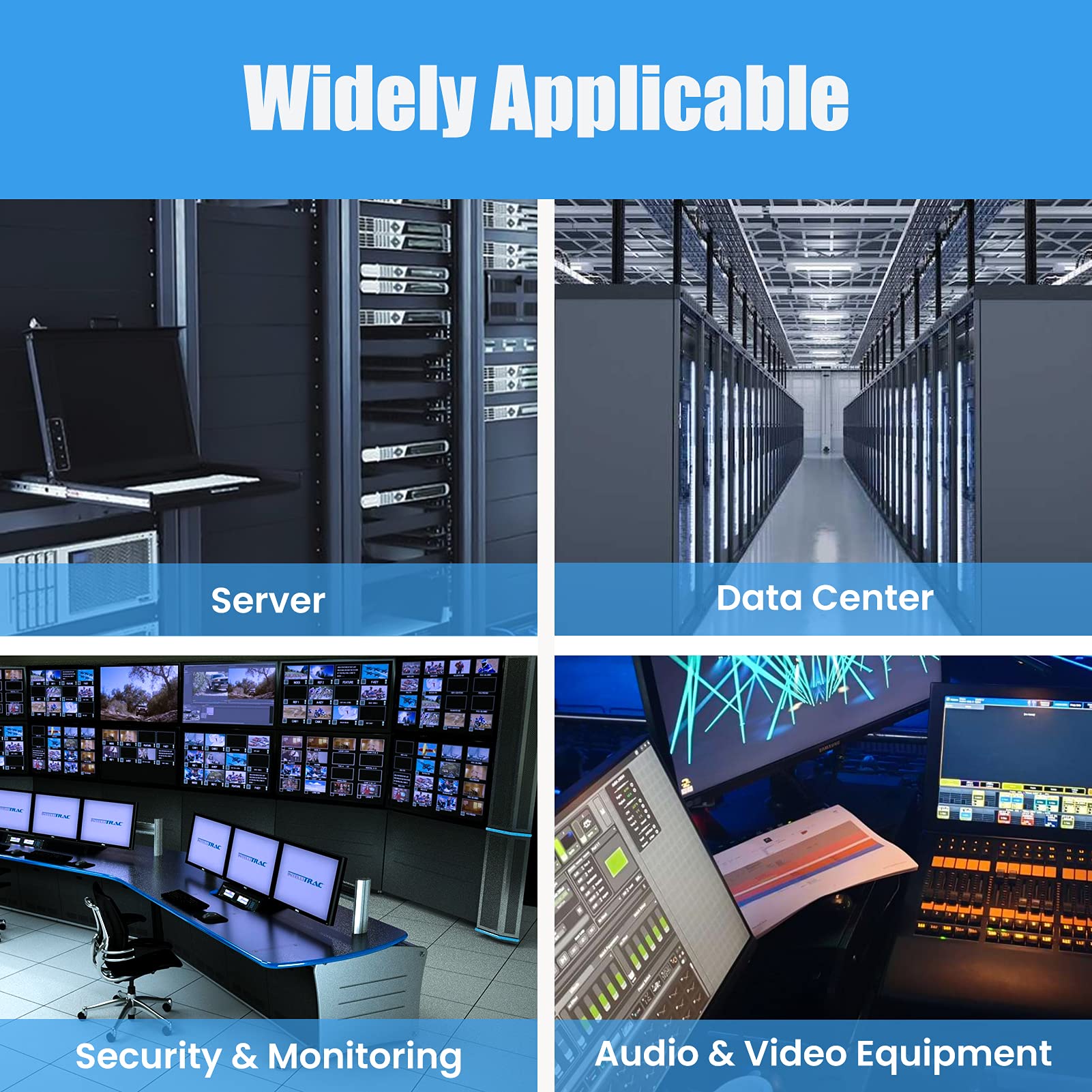 42U Open Frame Server Rack - Heavy Duty 2 Post Network Relay Rack with 600LB Capacity for IT Equipment | Ideal for Data Centers, Server Rooms & Network Installations