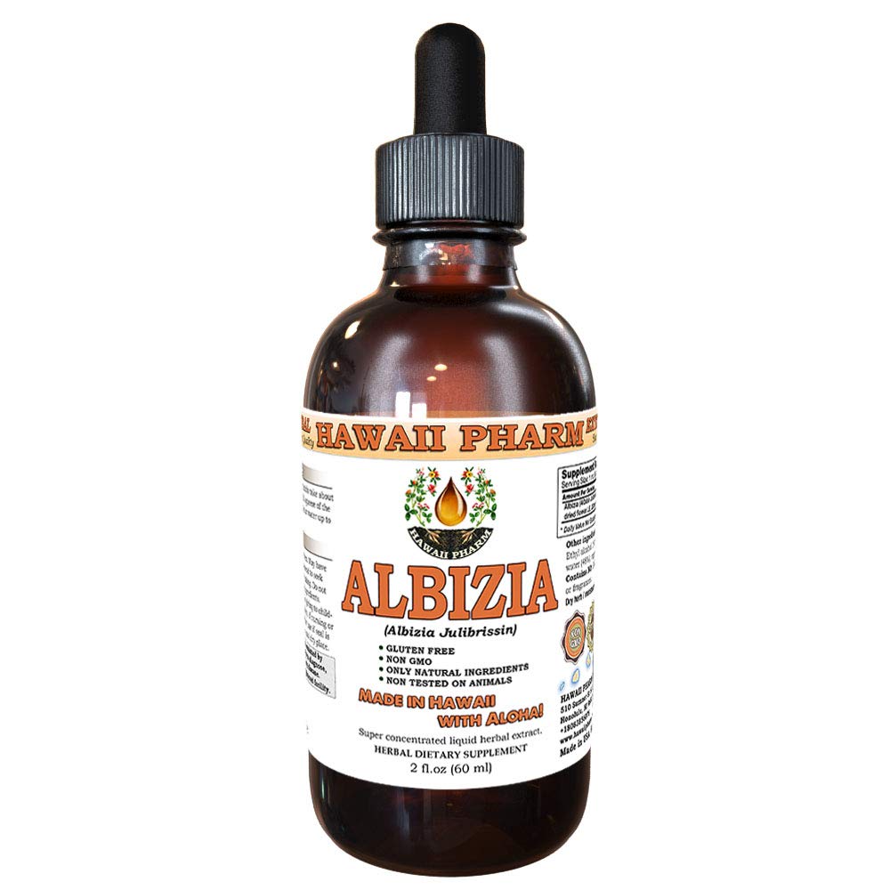 Albizia Liquid Extract (Albizia julibrissin) - Organic Flower Tincture Supplement 2 oz for Stress Relief & Sleep Support - Natural Herbal Remedy for Anxiety, Relaxation & Mood Balance