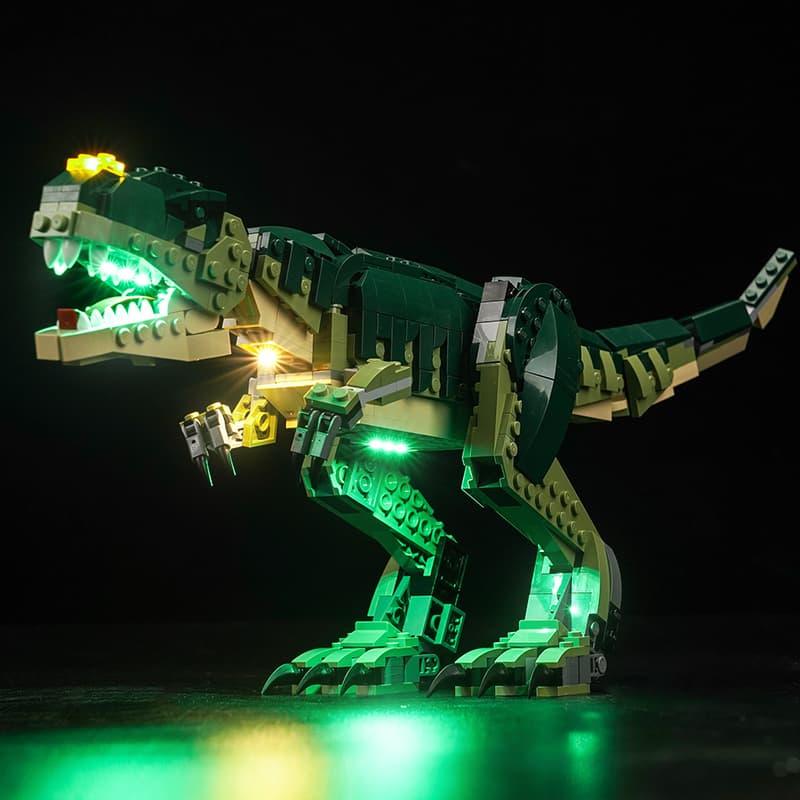 LEGO Creator 3 in 1 T. rex 31151 Light Kit - LED Lighting Set for Dinosaur Building Blocks - Perfect for Night Display & Model Showcase