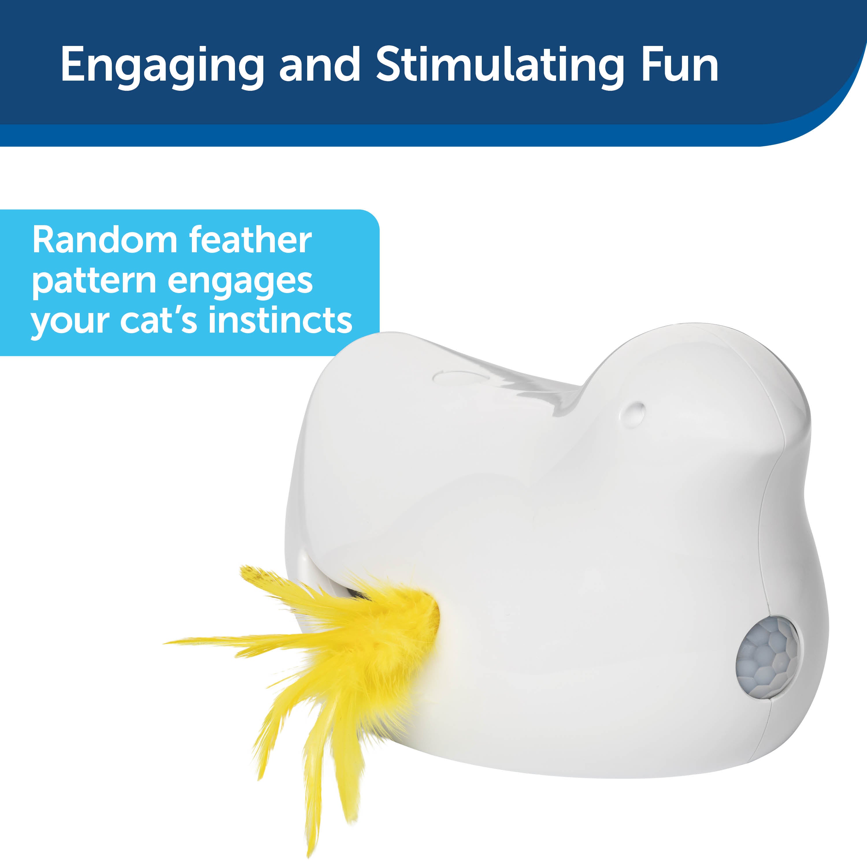 Interactive Peek a Bird™ Electronic Cat Toy - Fun & Engaging PetSafe® Cat Teaser for Playtime & Exercise - Perfect for Indoor Cats & Boredom Relief