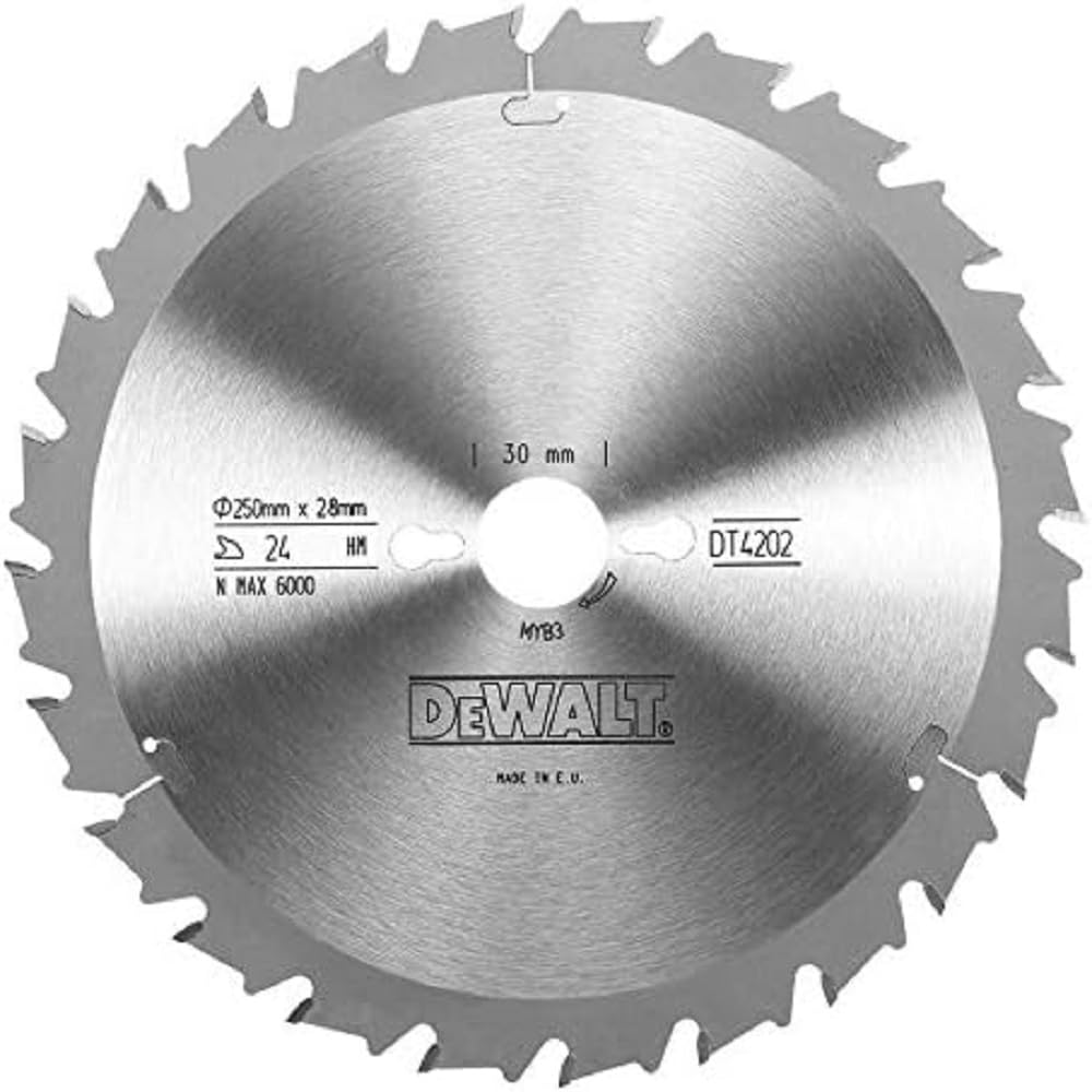 DEWALT DT4204-QZ 300mm 32T 30° Extreme Blade for Wood & Metal Cutting - Silver | Perfect for Circular Saws & Miter Saws